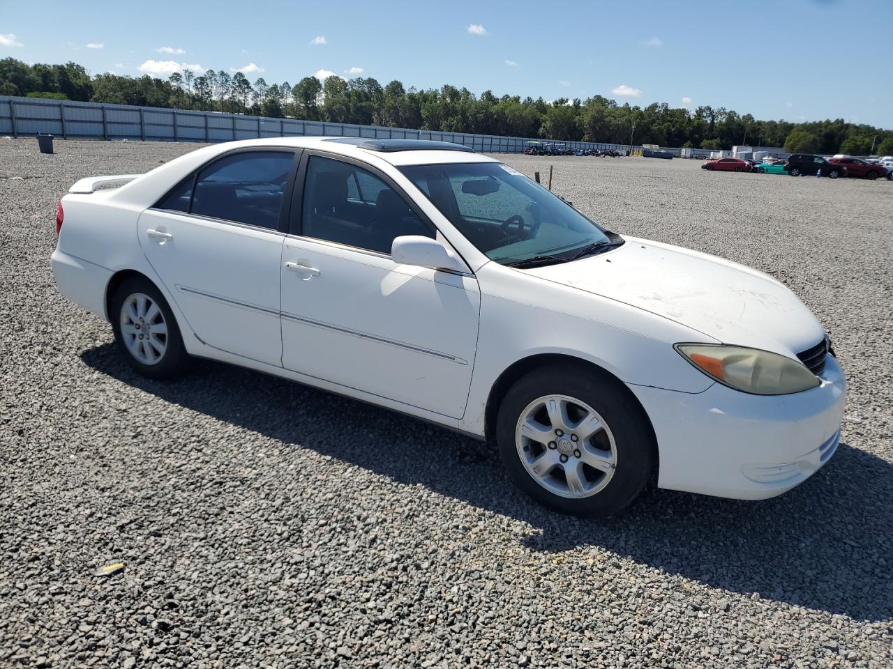 2002 Toyota Camry Xle V6 White vin: 4T1BF30K92U028784