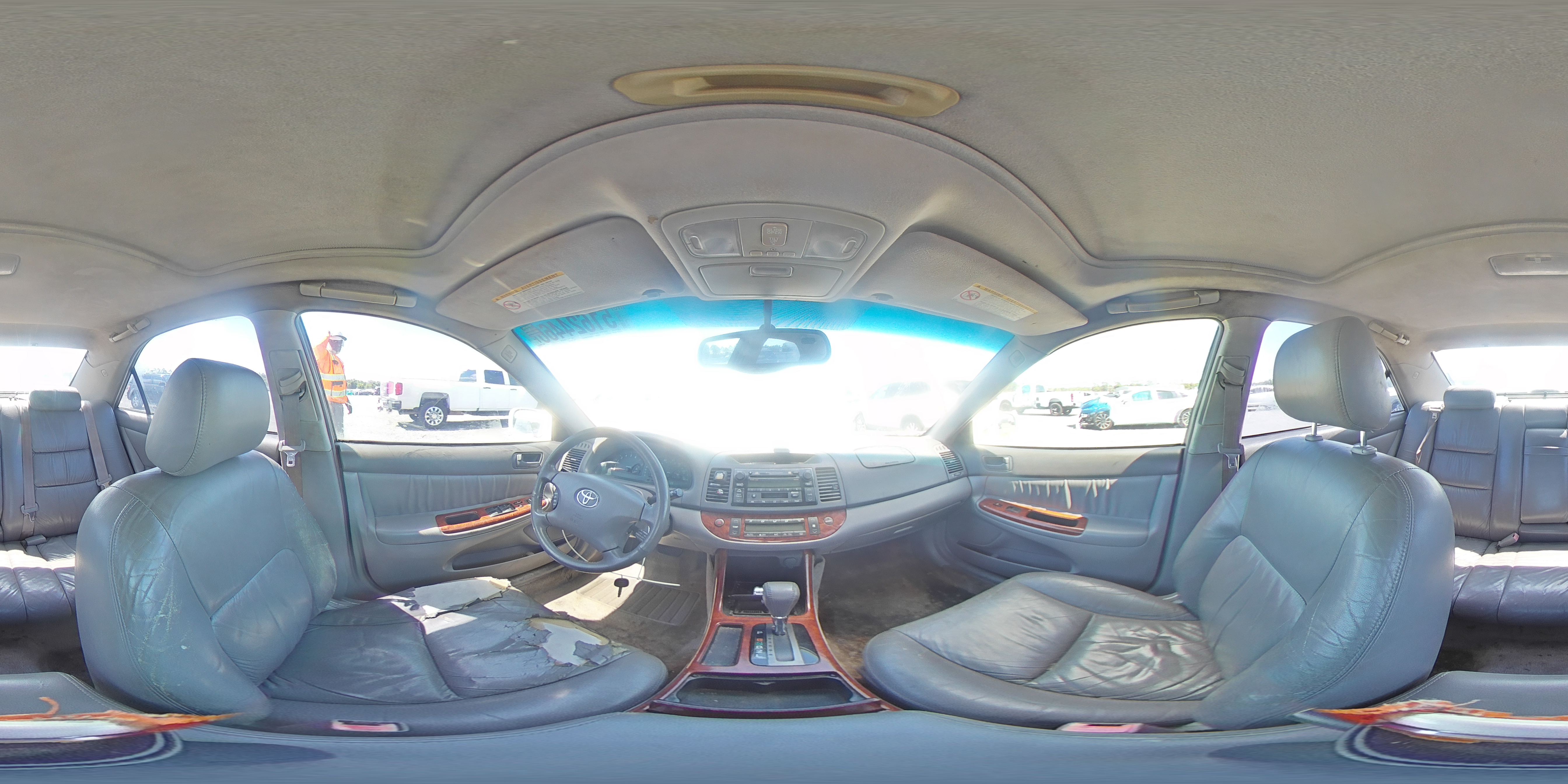 2002 Toyota Camry Xle V6 White vin: 4T1BF30K92U028784