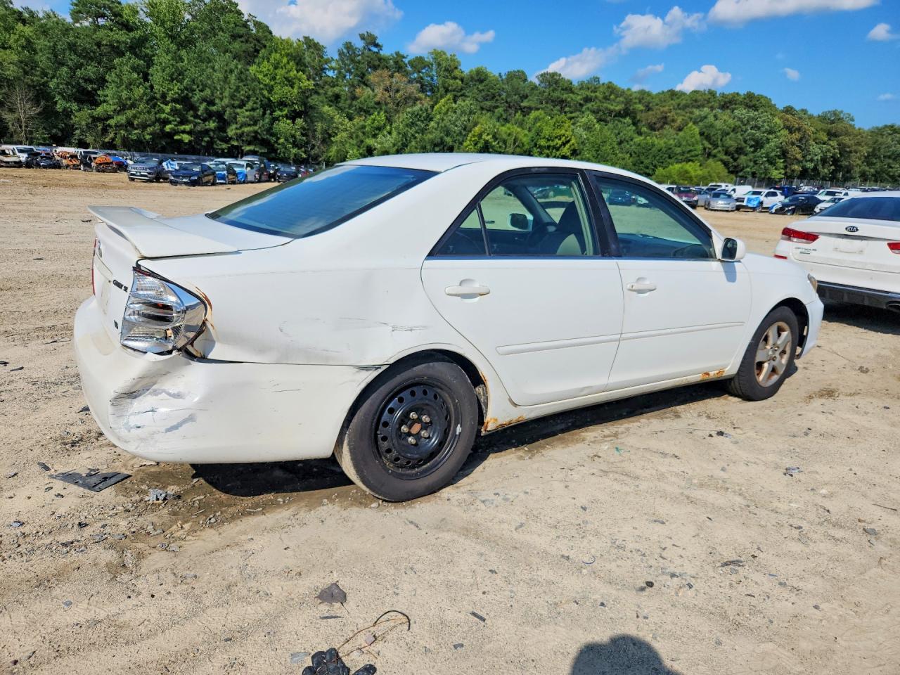 2002 Toyota Camry Se V6 White vin: 4T1BF30K92U500885