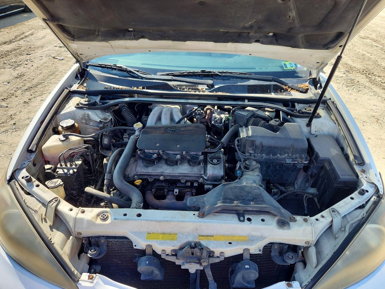 2002 Toyota Camry Se V6 White vin: 4T1BF30K92U500885