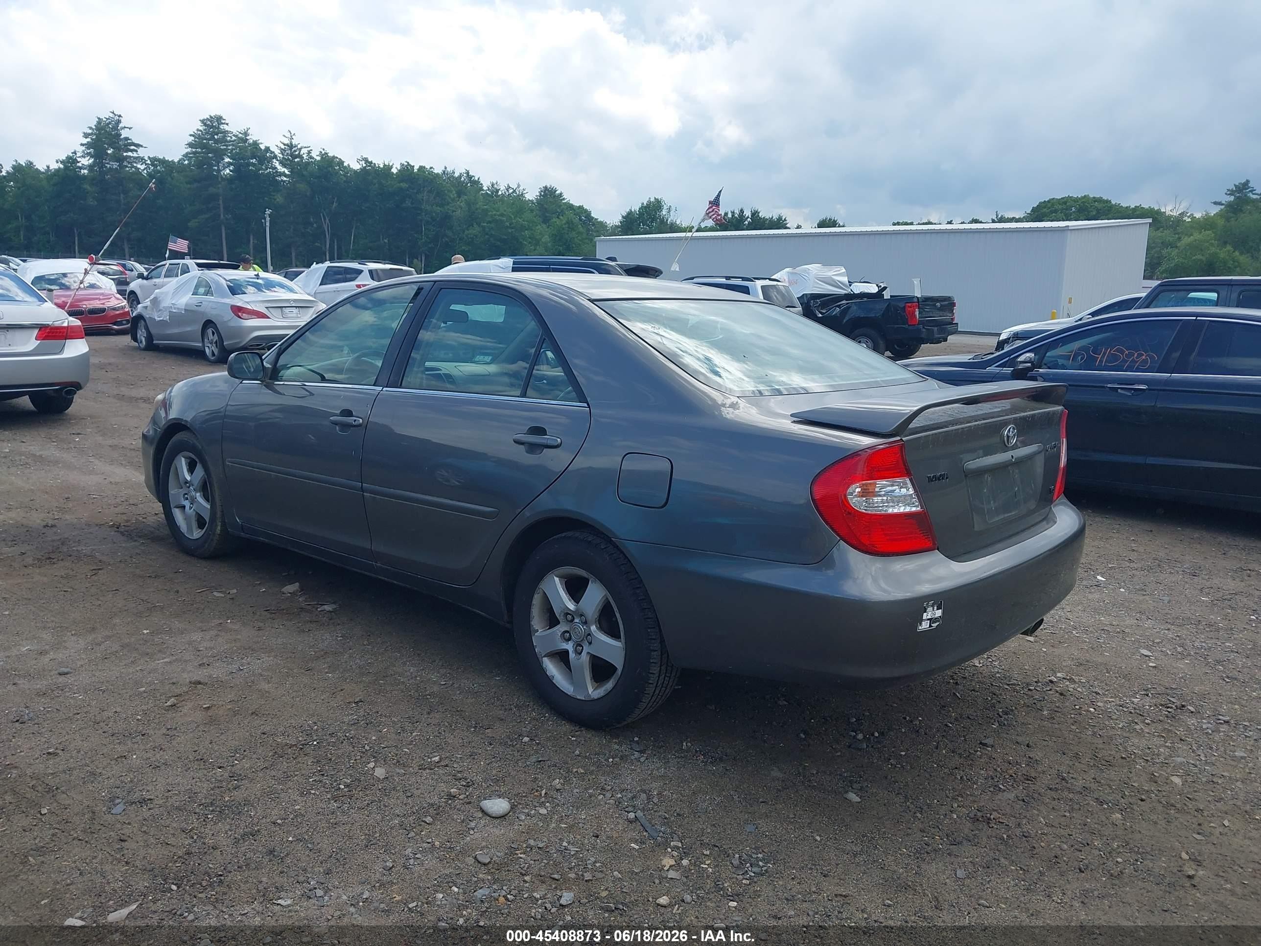 2002 Toyota Camry Se V6 Gray vin: 4T1BF30K92U540366