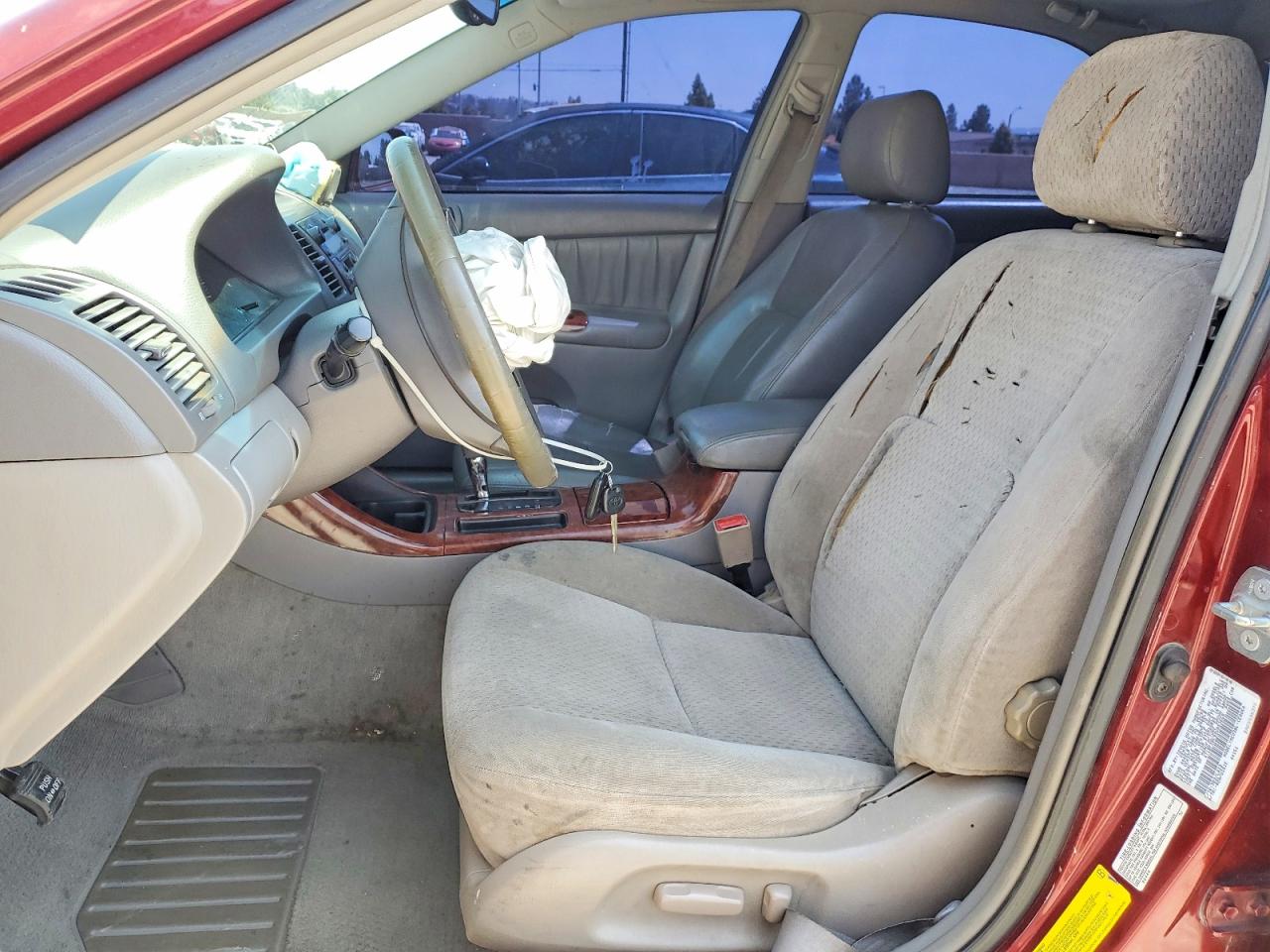 2003 Toyota Camry Xle V6 Burgundy vin: 4T1BF30K93U053668