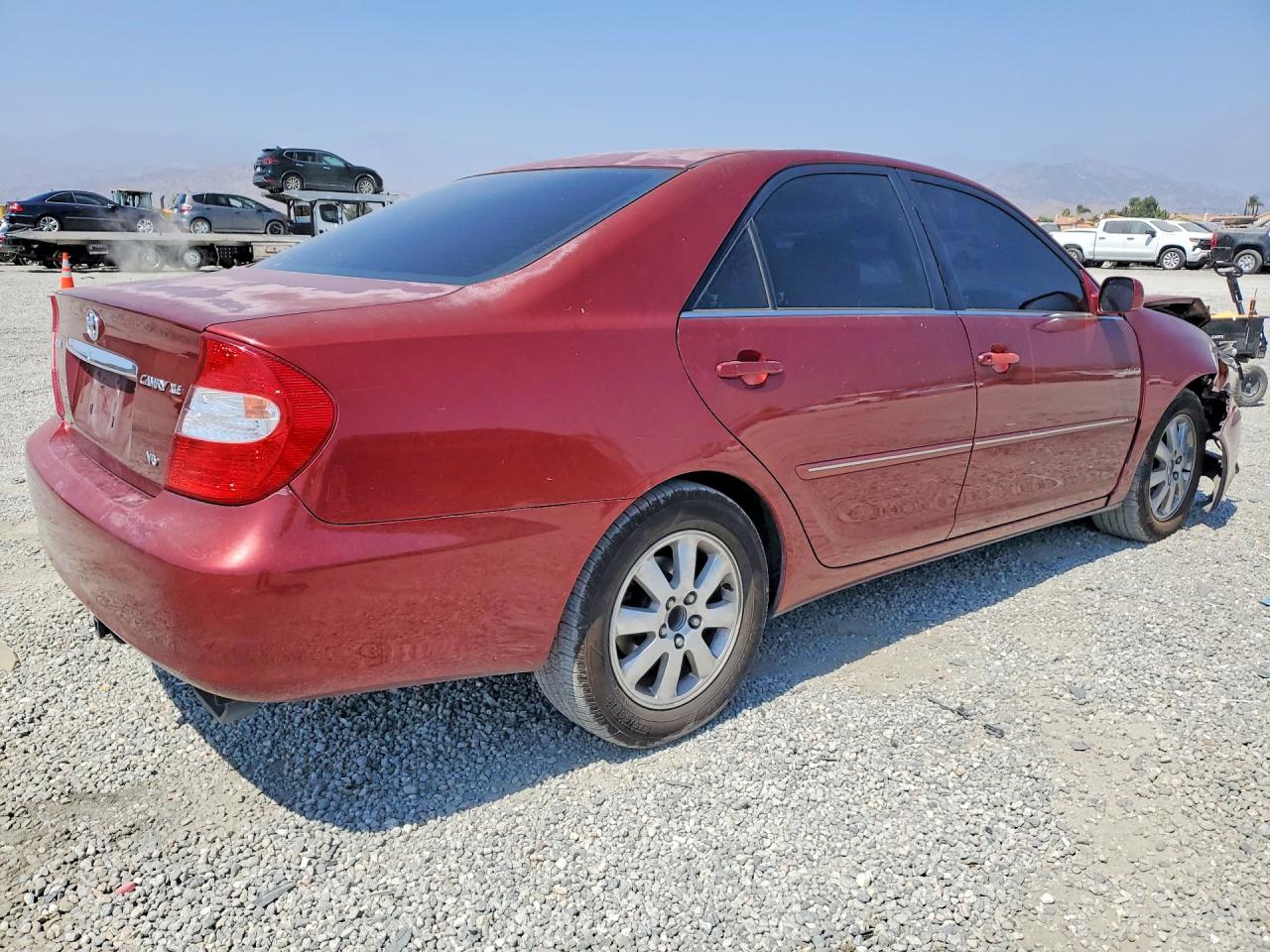 2003 Toyota Camry Xle V6 Burgundy vin: 4T1BF30K93U053668