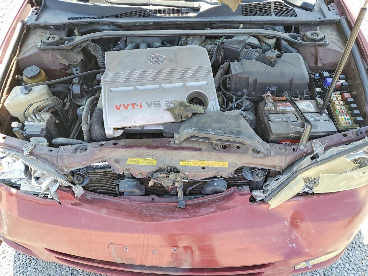 2003 Toyota Camry Xle V6 Burgundy vin: 4T1BF30K93U053668