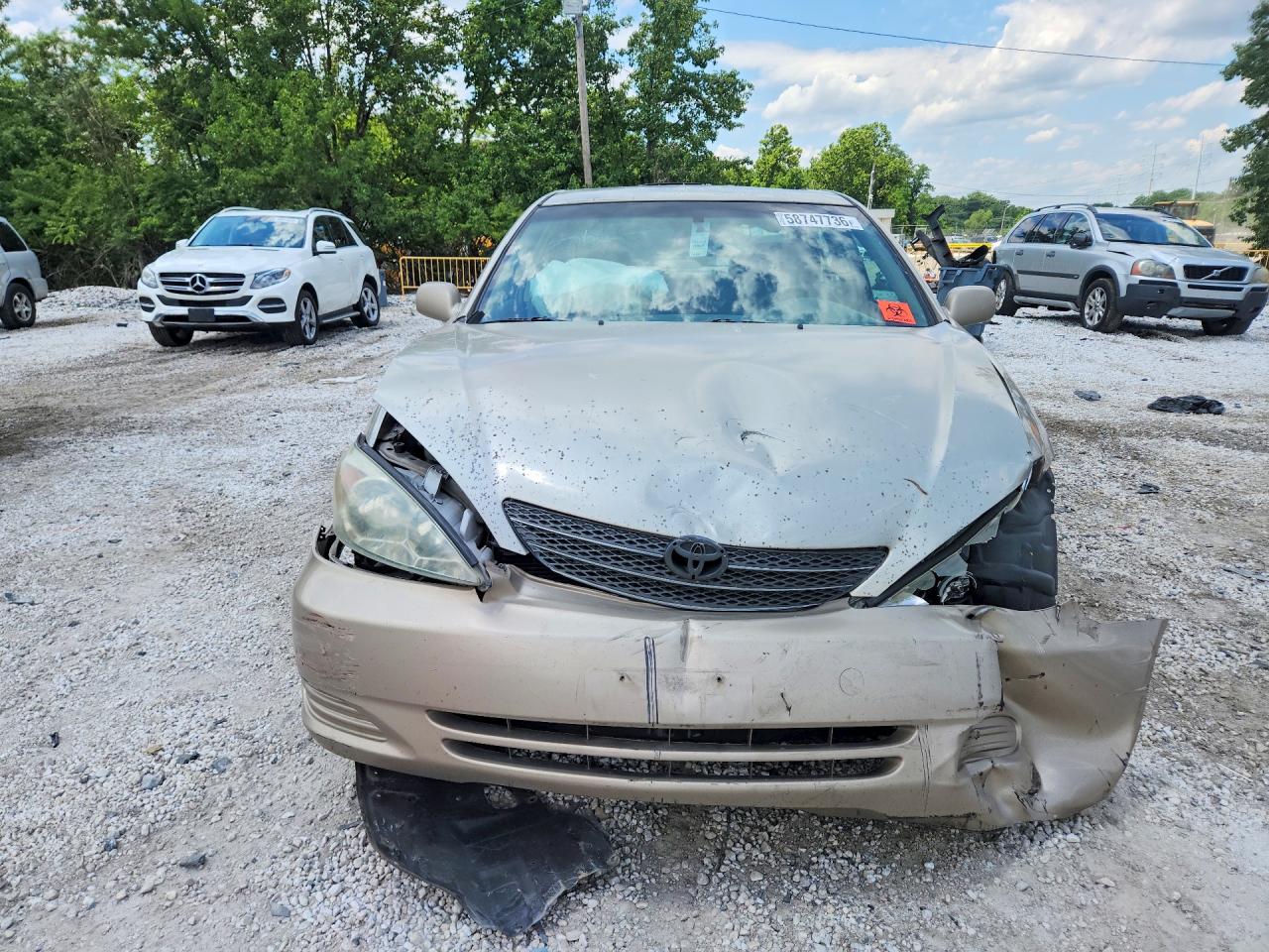 2004 Toyota Camry Le V6 Beige vin: 4T1BF30K94U078460