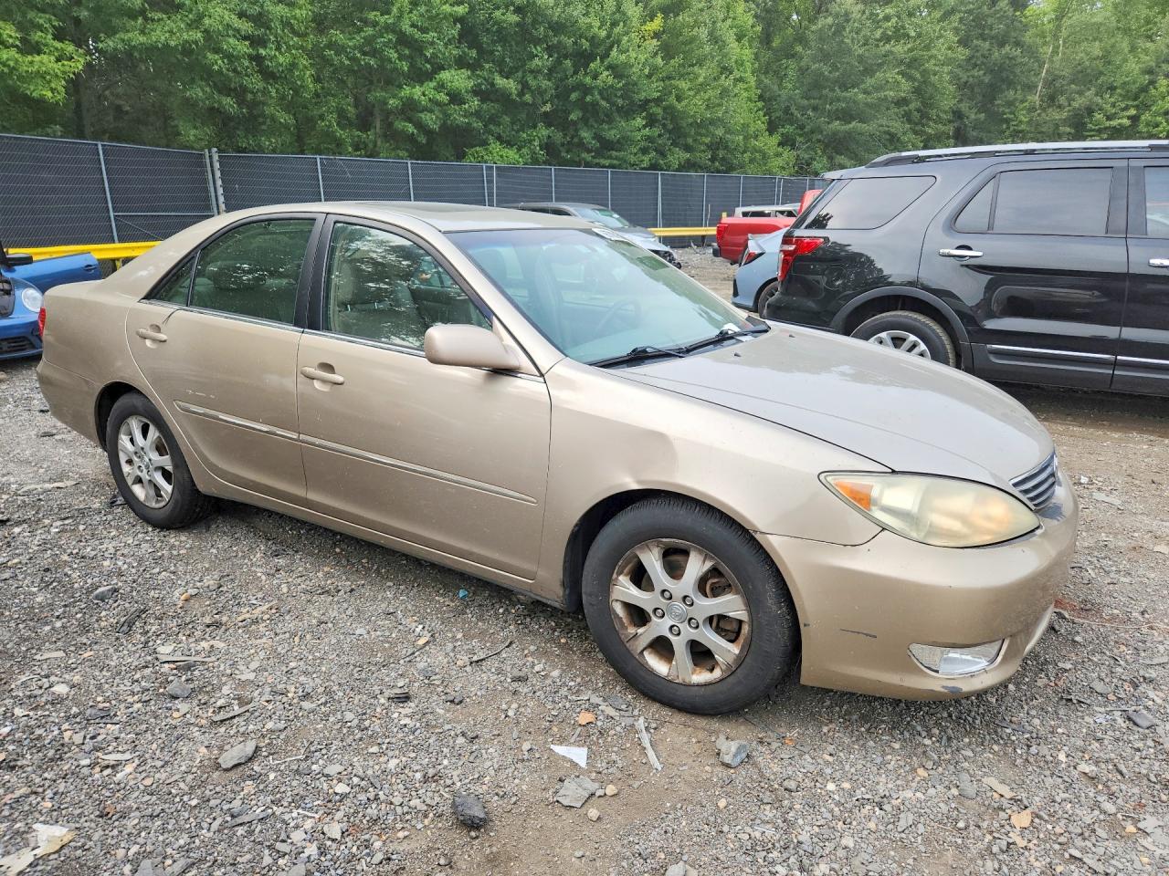 2005 Toyota Camry Xle V6 Желто-коричневый vin: 4T1BF30K95U090755