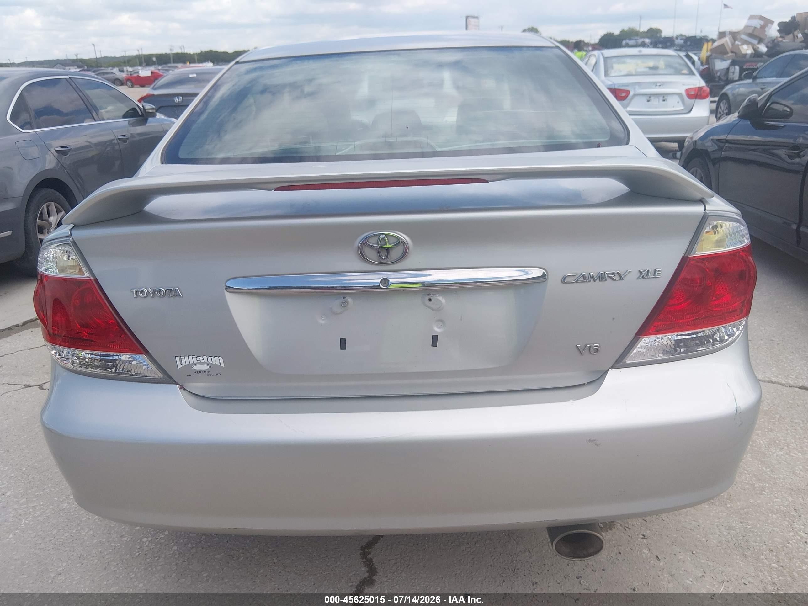 2005 Toyota Camry Xle V6 Gray vin: 4T1BF30K95U093512