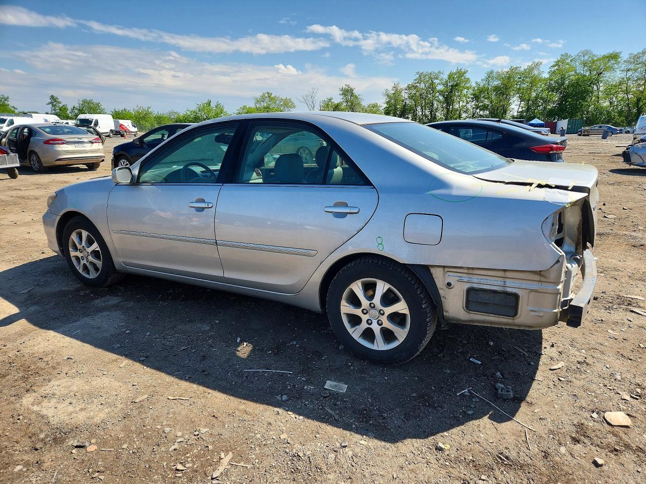 2005 Toyota Camry Xle V6 Silver vin: 4T1BF30K95U106730