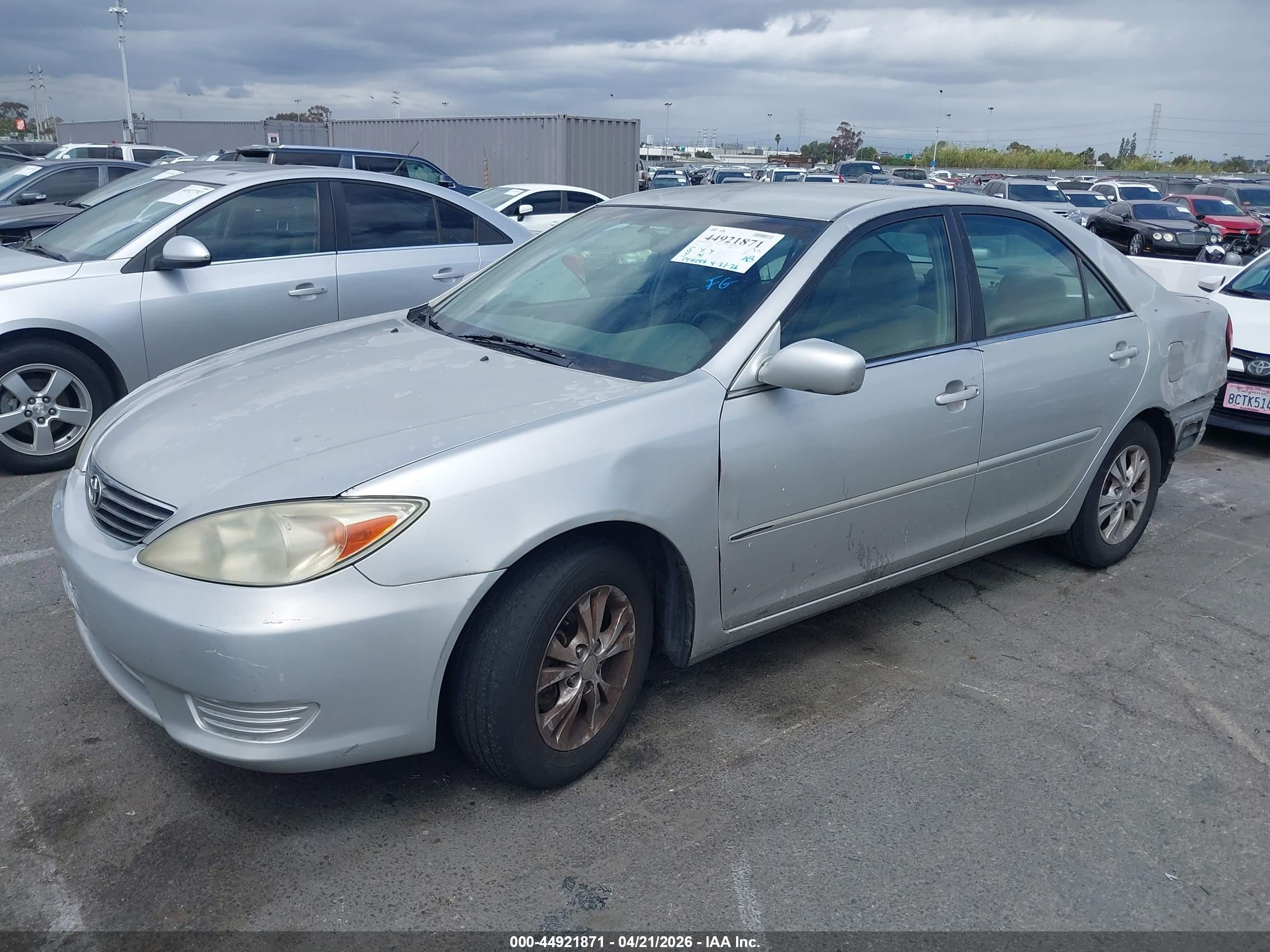 2005 Toyota Camry Le V6 Silver vin: 4T1BF30K95U602630