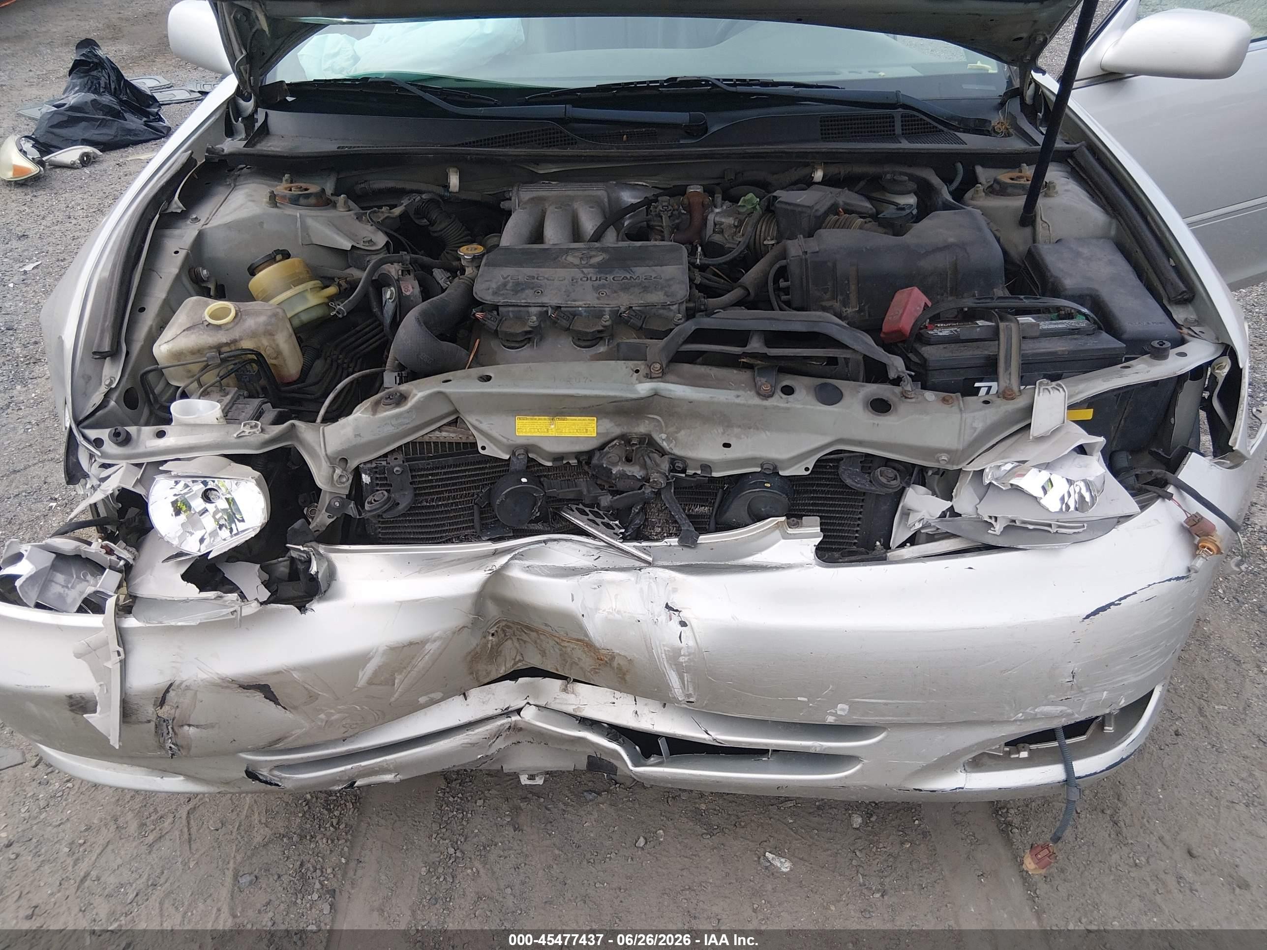 2003 Toyota Camry Xle V6 Silver vin: 4T1BF30KX3U042825