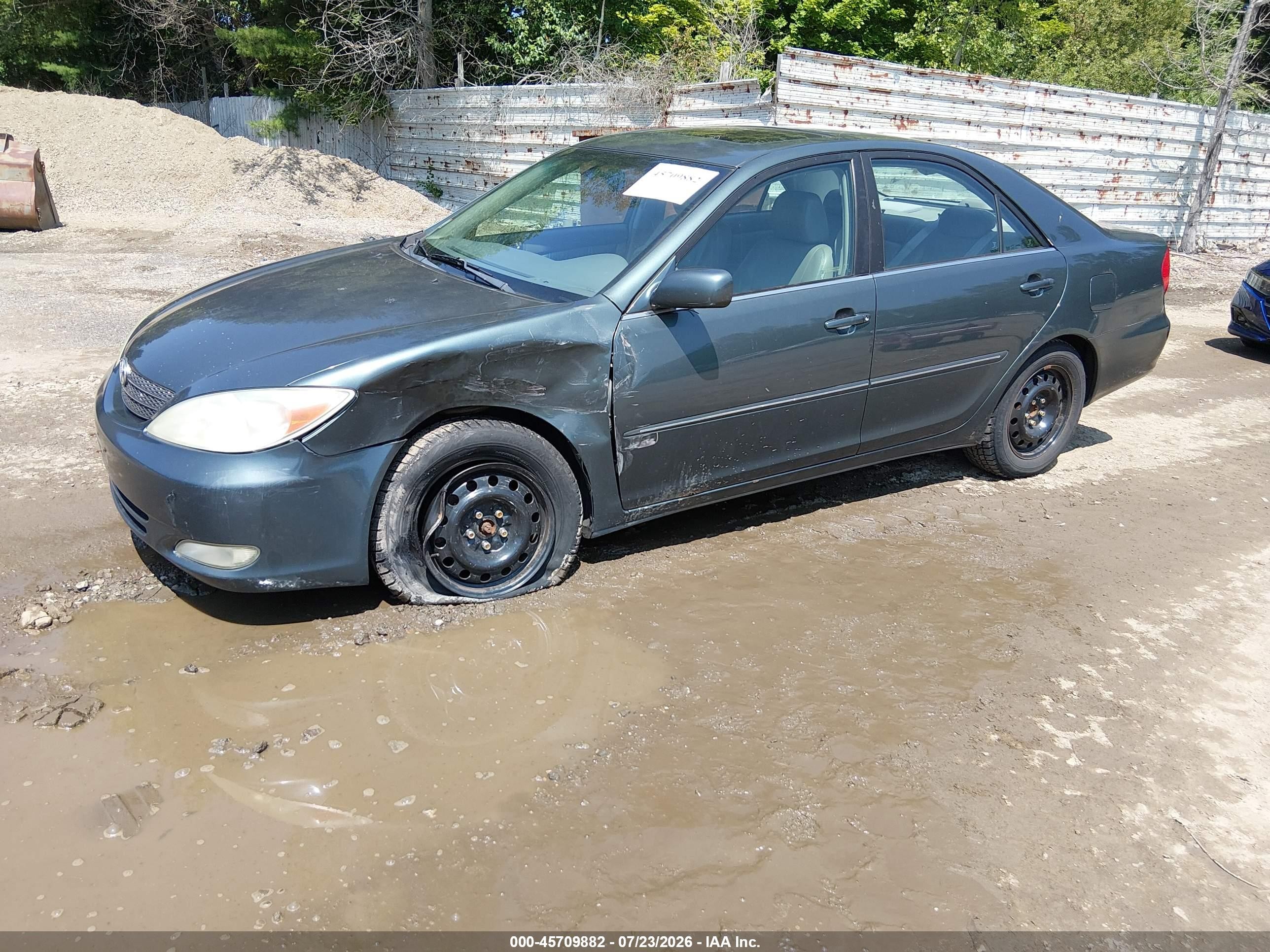 2004 Toyota Camry Xle V6 Green vin: 4T1BF30KX4U069394