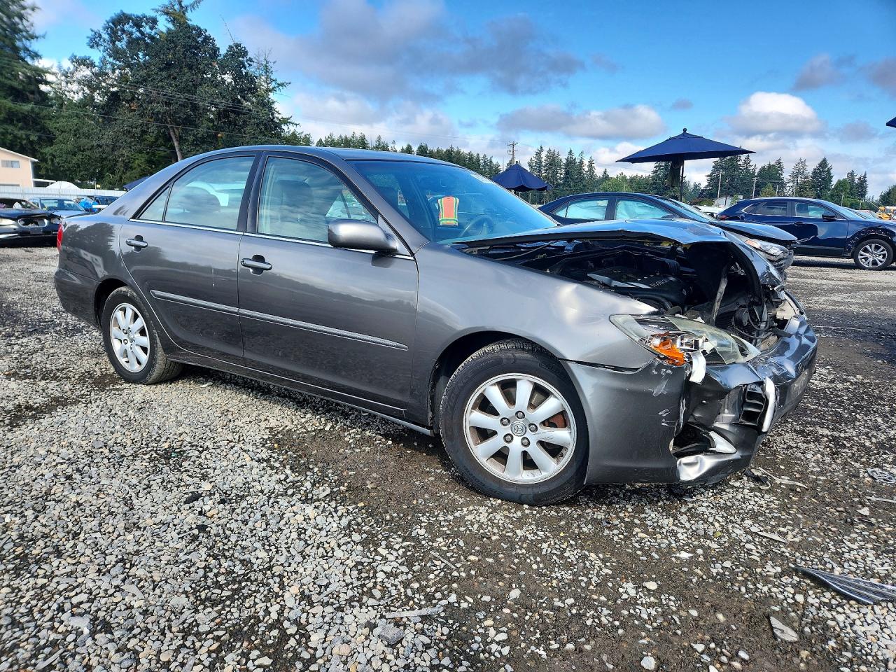2004 Toyota Camry Xle V6 Серый vin: 4T1BF30KX4U586470