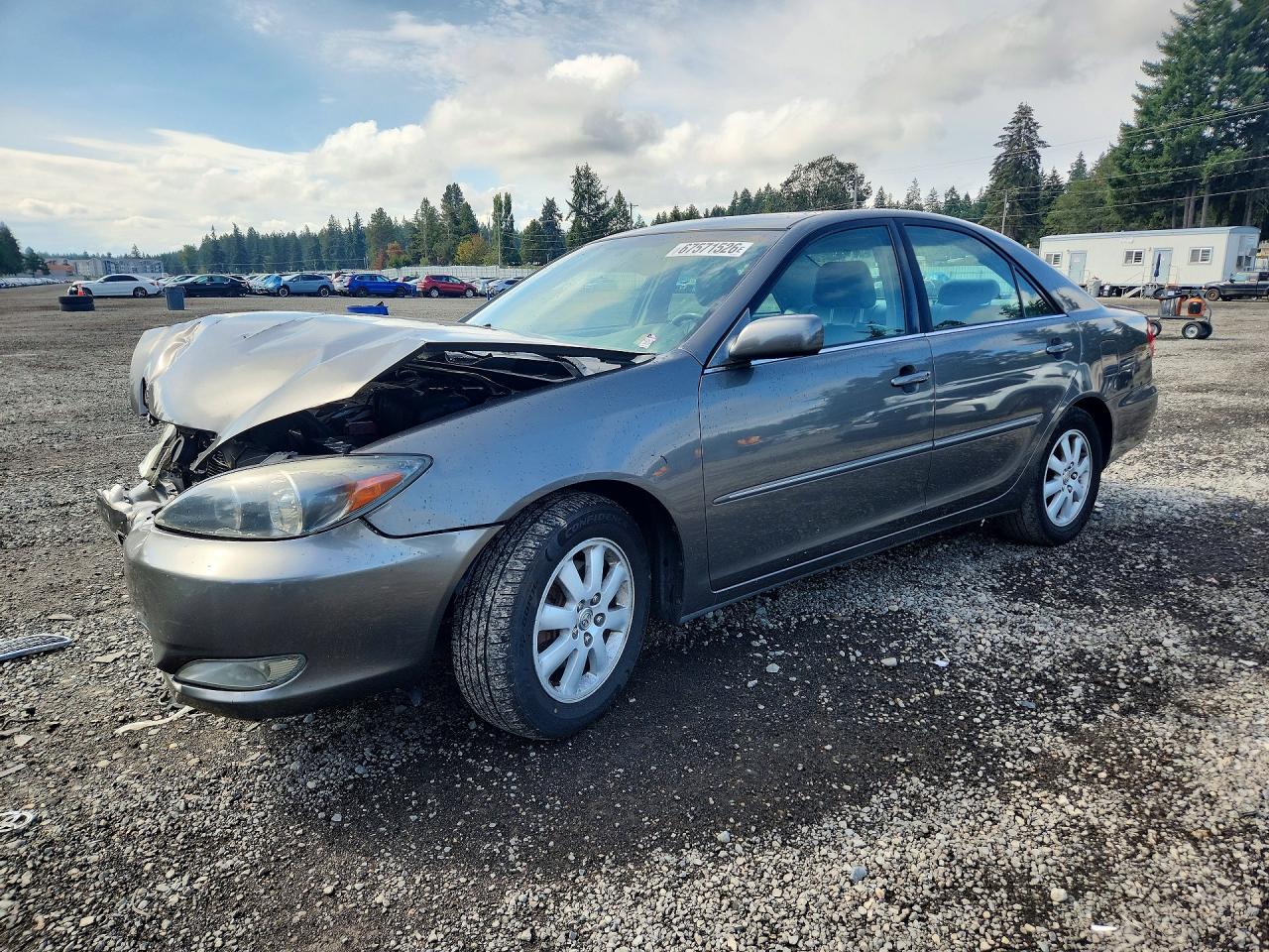 2004 Toyota Camry Xle V6 Gray vin: 4T1BF30KX4U586470