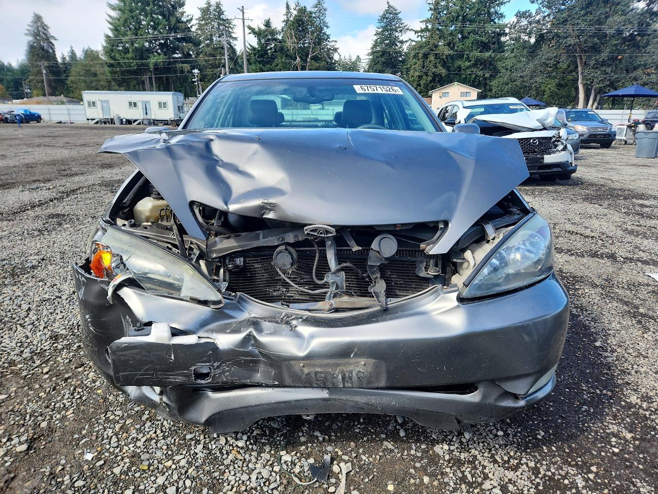 2004 Toyota Camry Xle V6 Серый vin: 4T1BF30KX4U586470