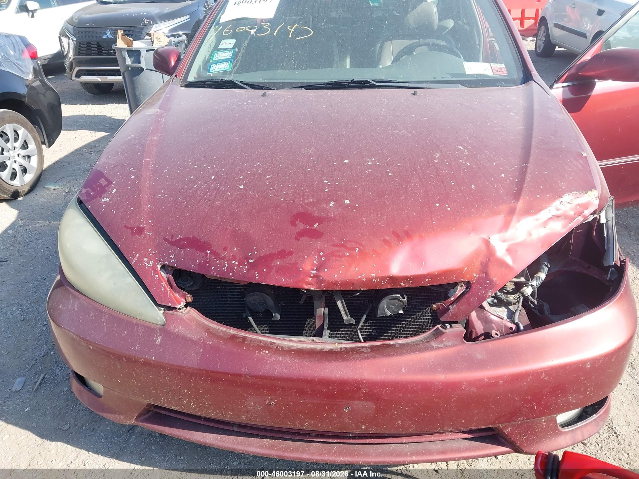 2005 Toyota Camry Xle V6 Maroon vin: 4T1BF30KX5U103738