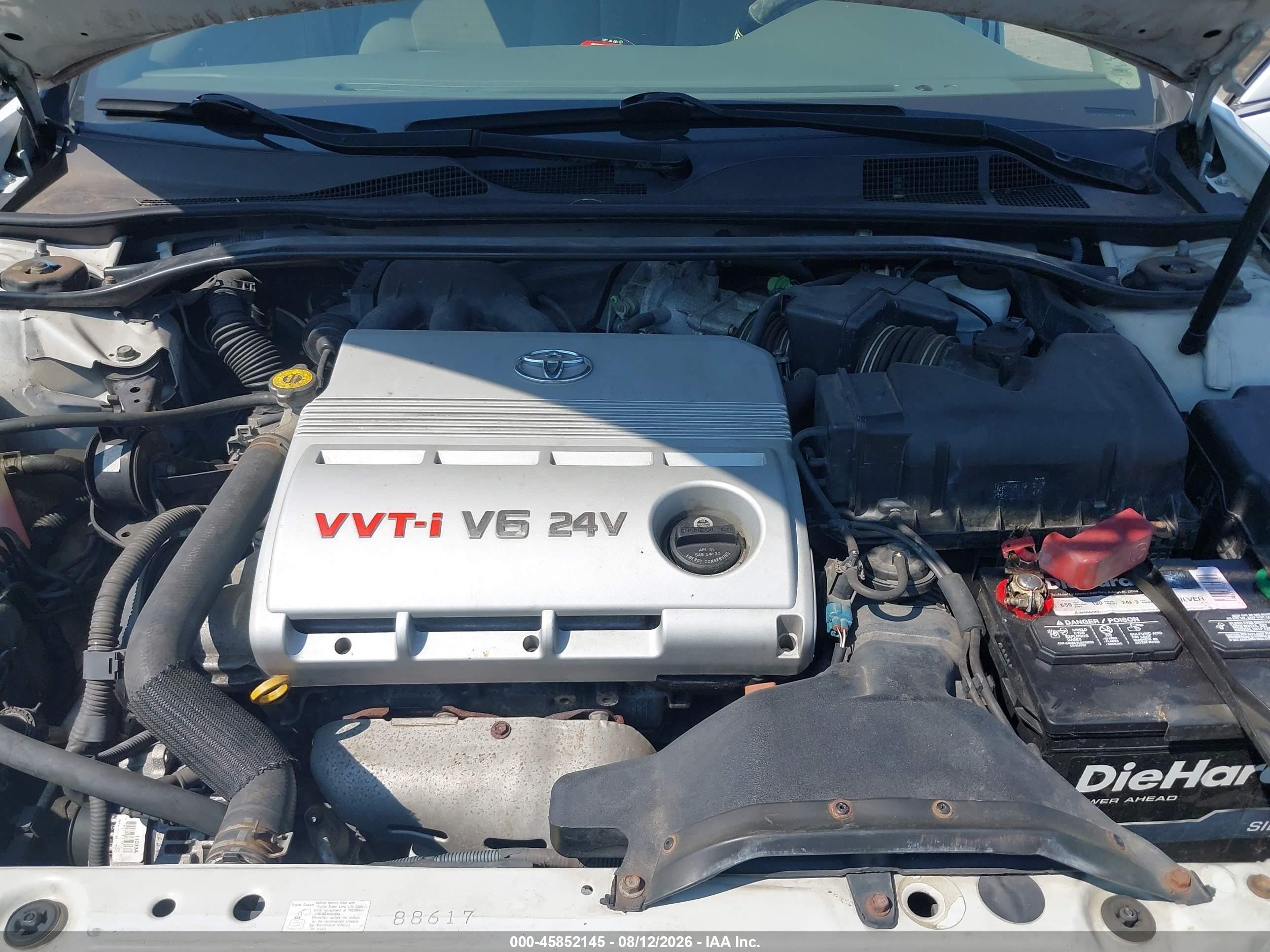 2006 Toyota Camry Le V6 White vin: 4T1BF30KX6U633337