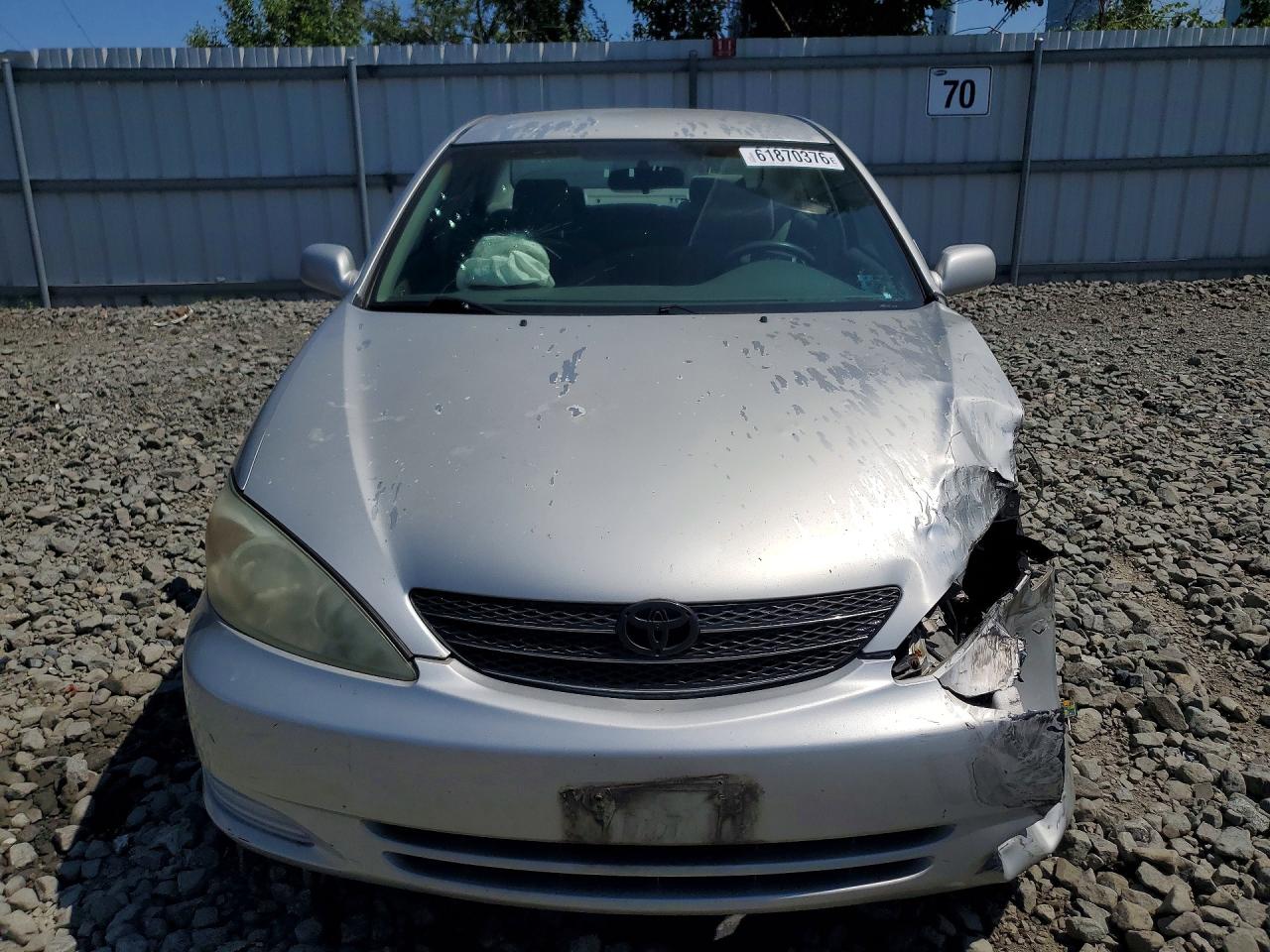 2003 Toyota Camry Le V6 Silver vin: 4T1BF32K03U547107