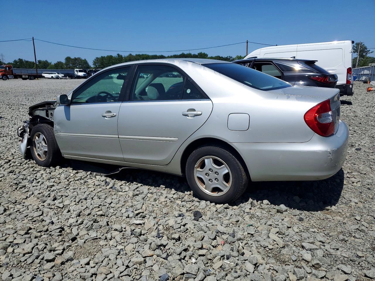 2003 Toyota Camry Le V6 Silver vin: 4T1BF32K03U547107