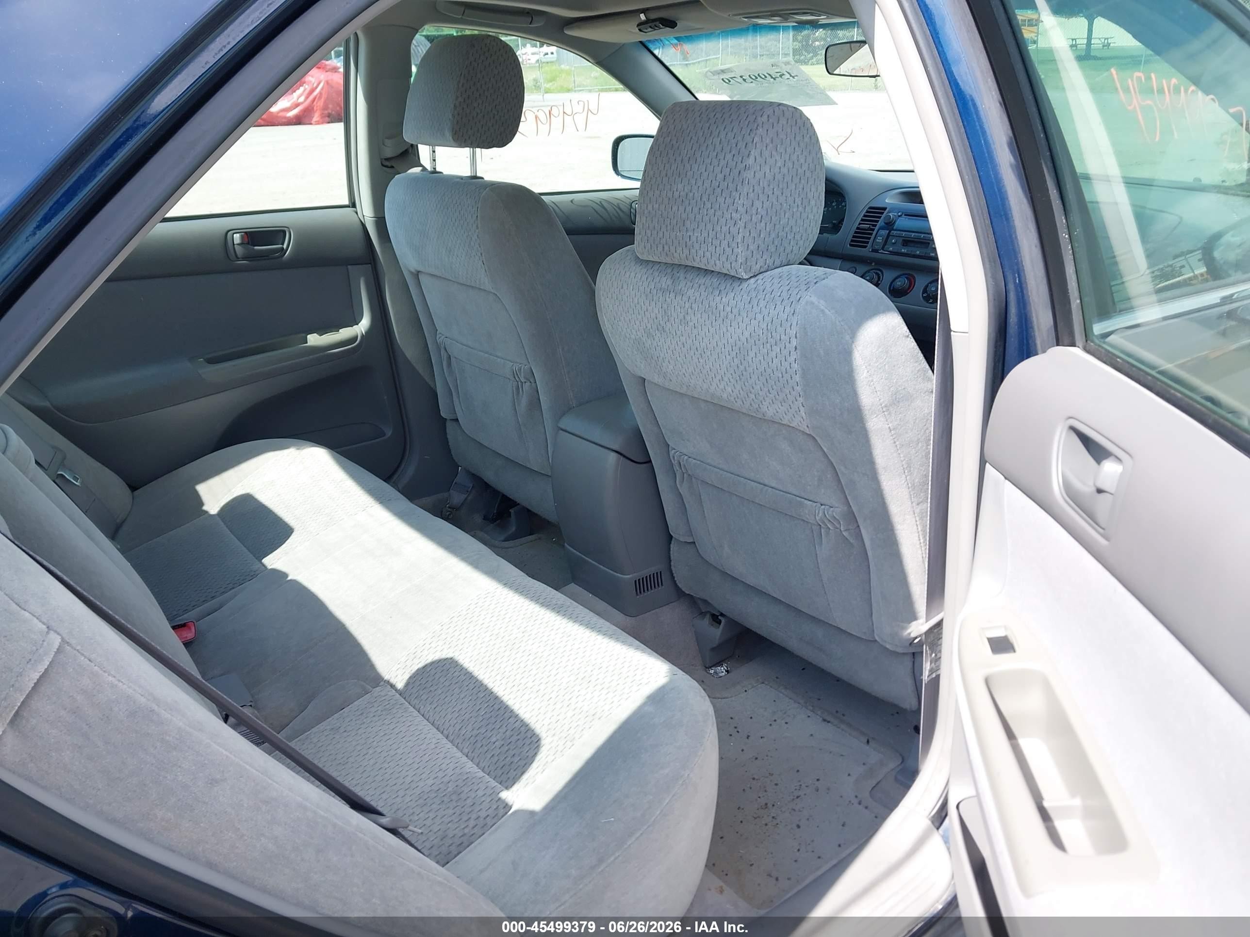 2004 Toyota Camry Le V6 Blue vin: 4T1BF32K04U064413