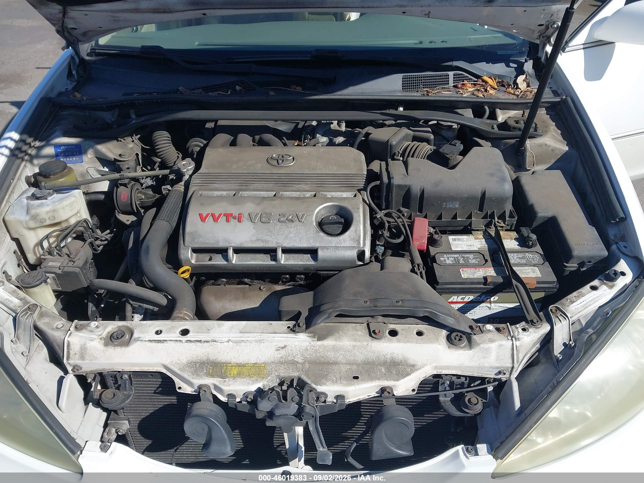 2005 Toyota Camry Xle V6 White vin: 4T1BF32K05U087241