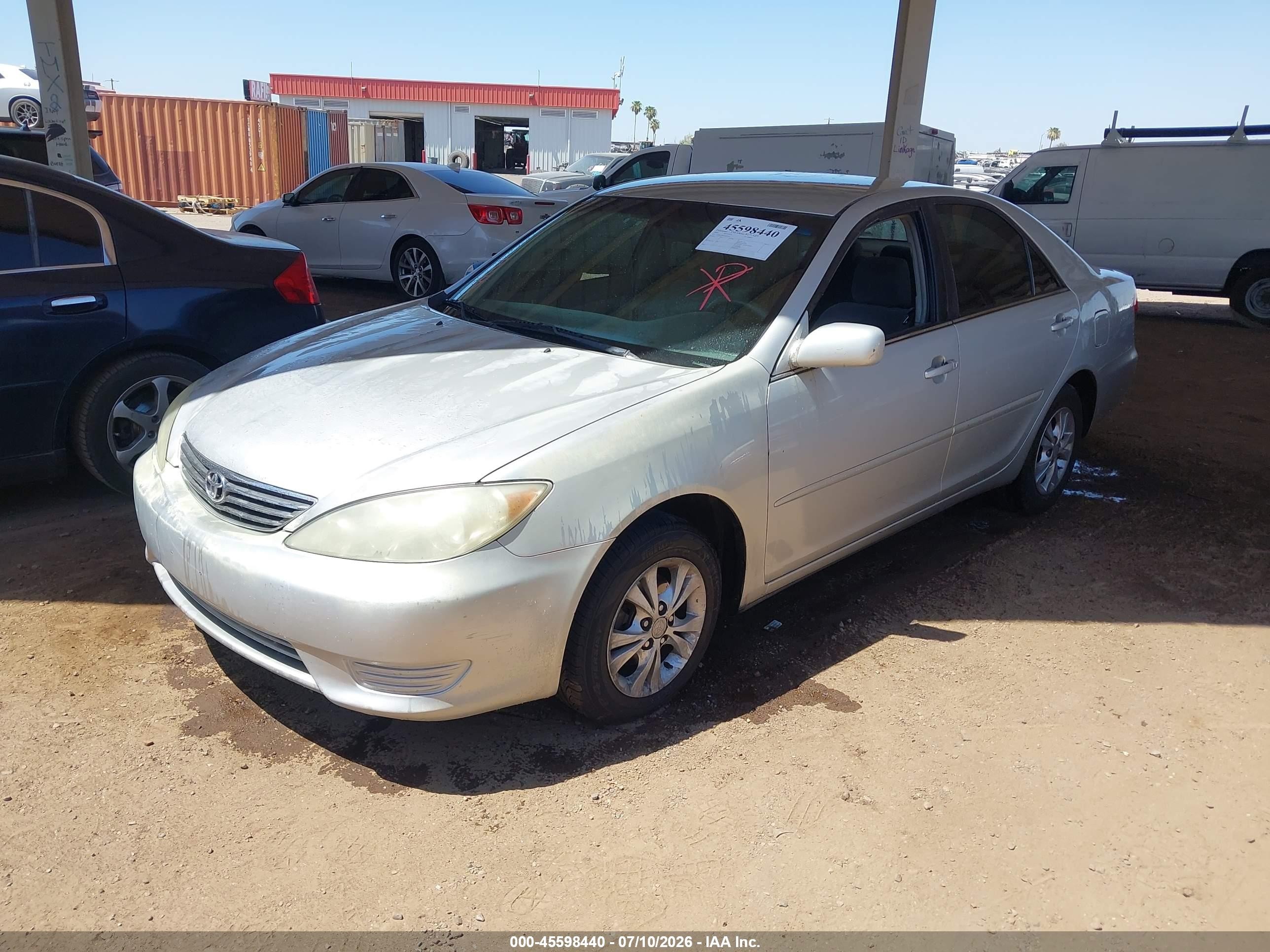 2005 Toyota Camry Le V6 Gray vin: 4T1BF32K05U099745