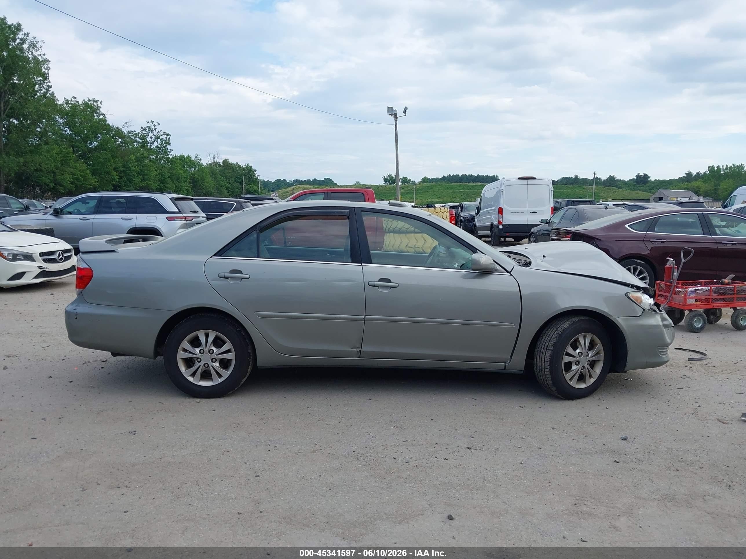 2005 Toyota Camry Le V6 Бирюзовый vin: 4T1BF32K05U610290