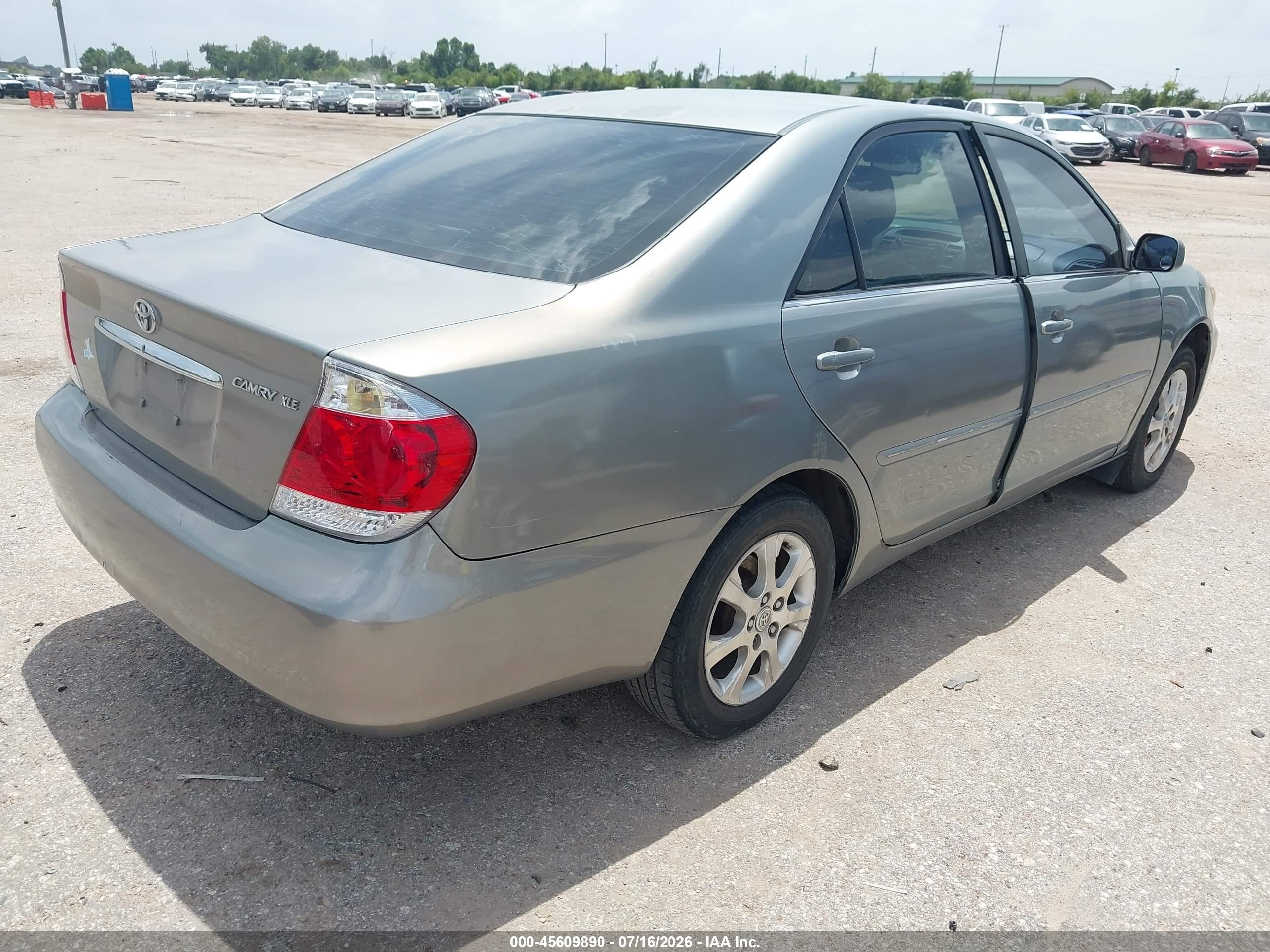 2005 Toyota Camry Xle V6 Silver vin: 4T1BF32K05U614498