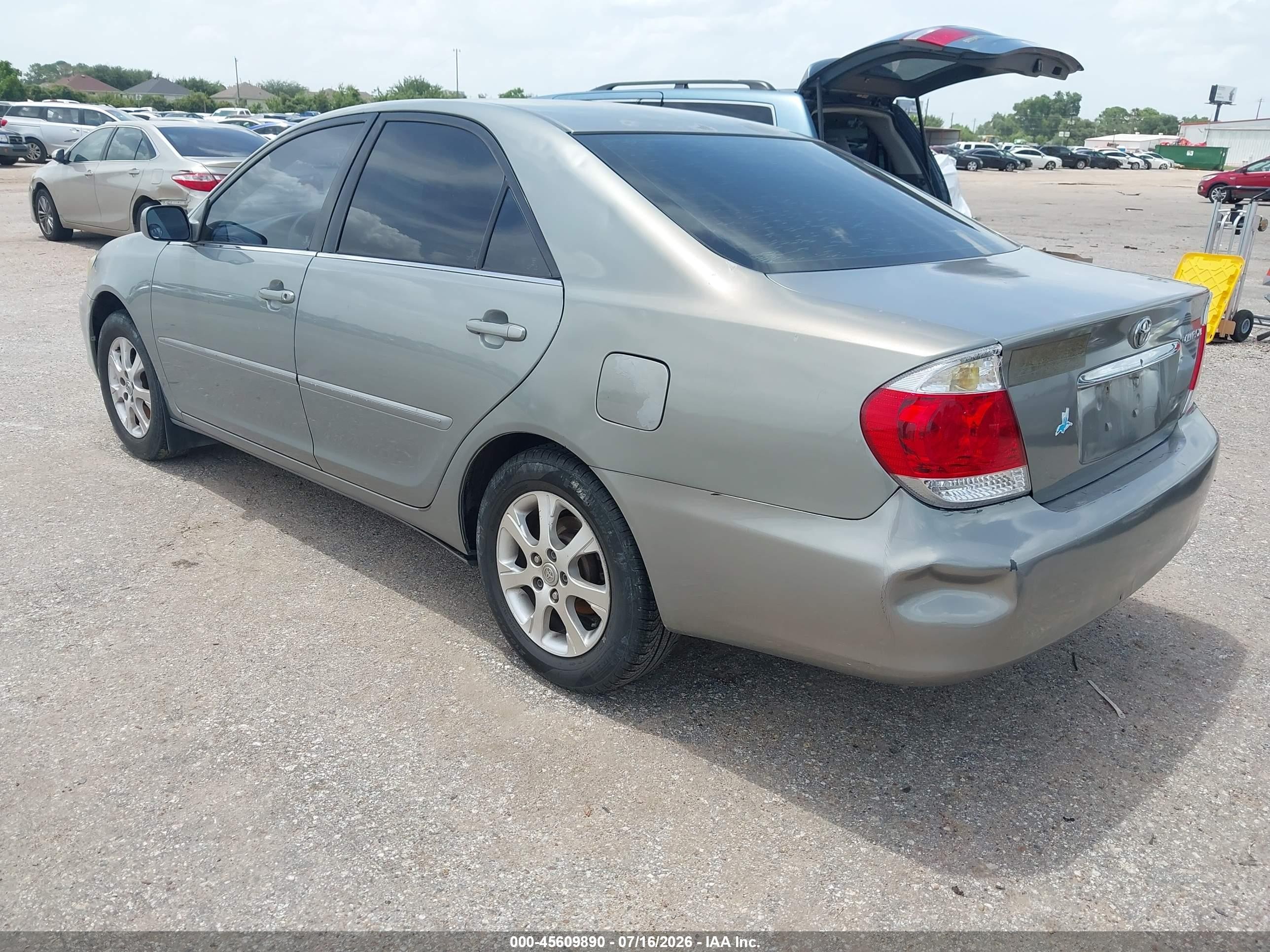 2005 Toyota Camry Xle V6 Silver vin: 4T1BF32K05U614498