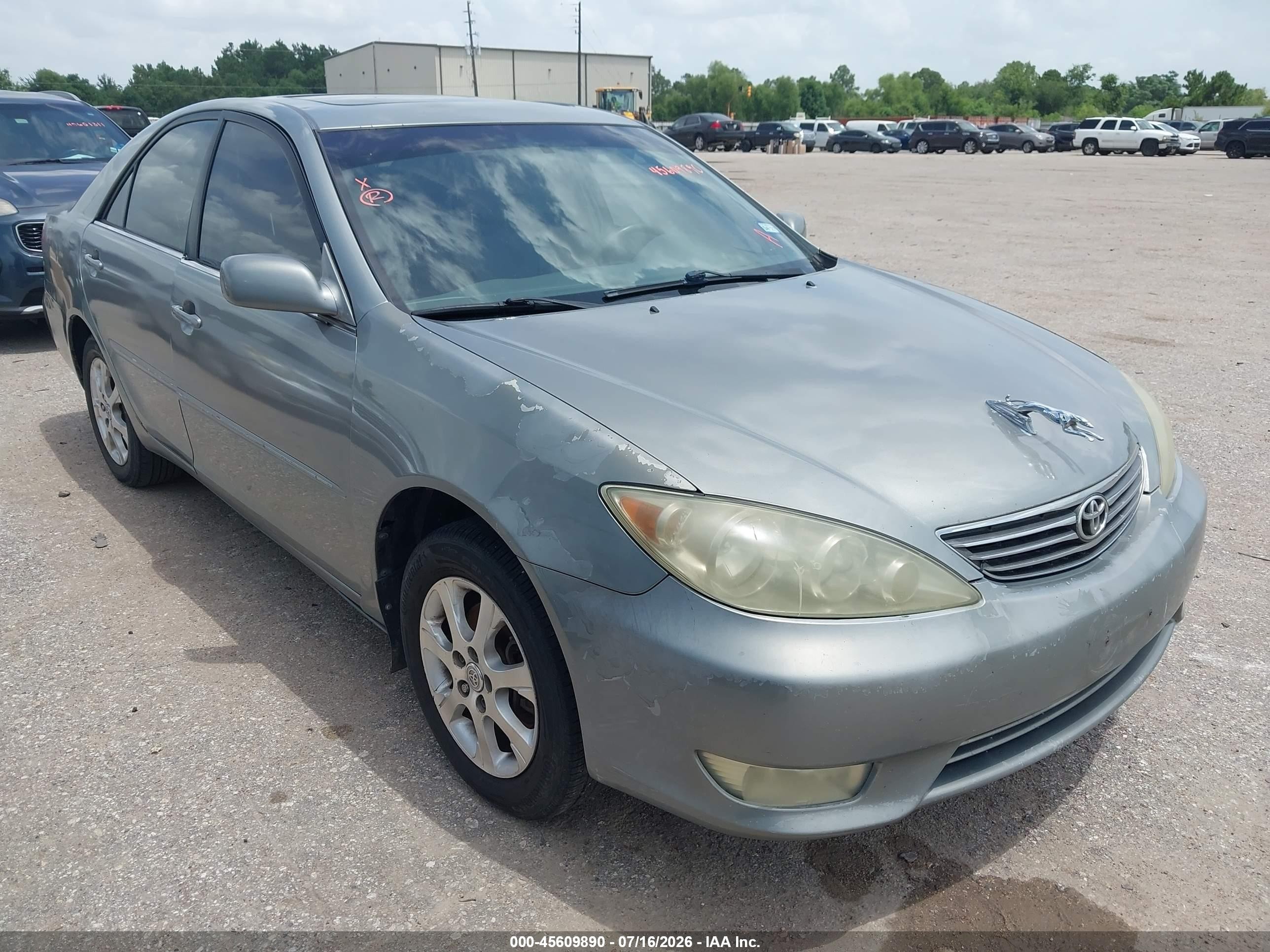 2005 Toyota Camry Xle V6 Silver vin: 4T1BF32K05U614498
