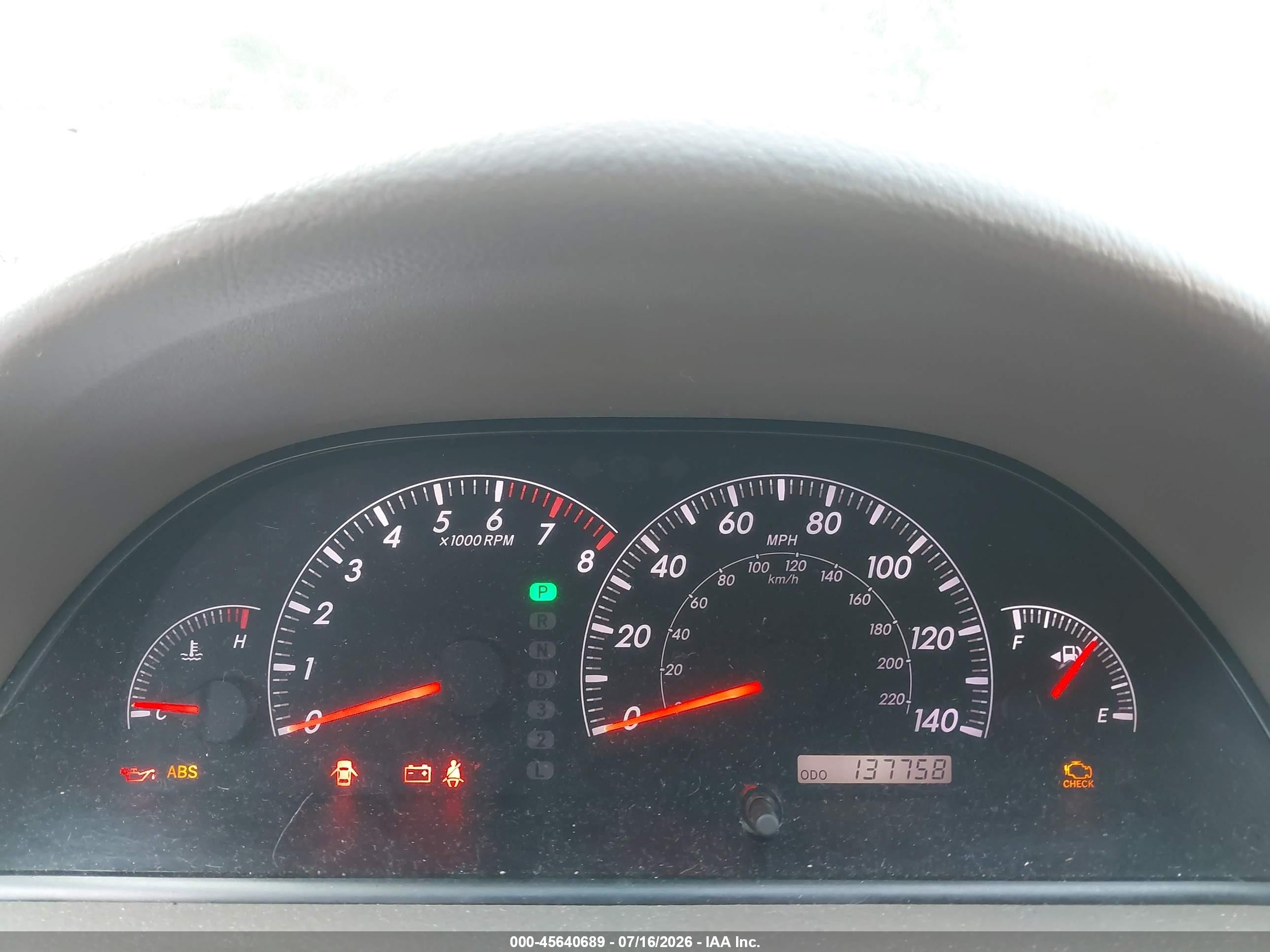 2006 Toyota Camry Le V6 Gray vin: 4T1BF32K06U635840