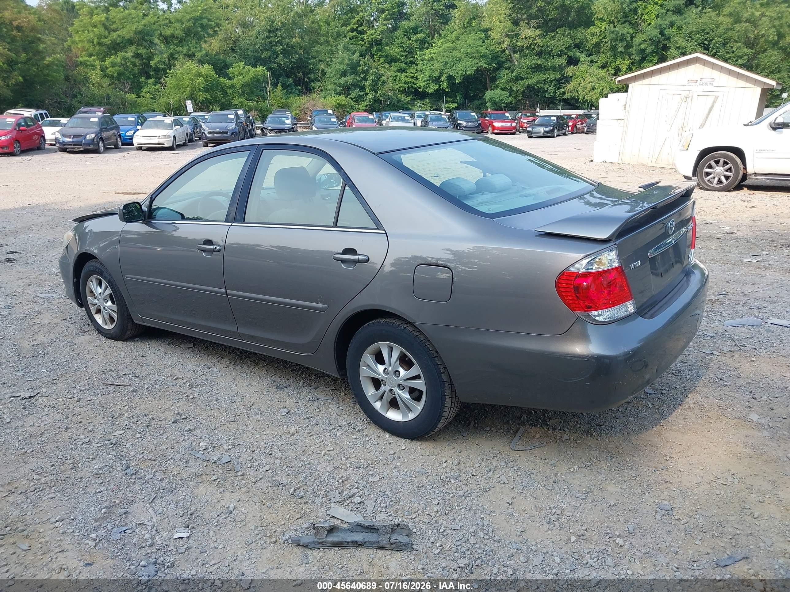 2006 Toyota Camry Le V6 Gray vin: 4T1BF32K06U635840