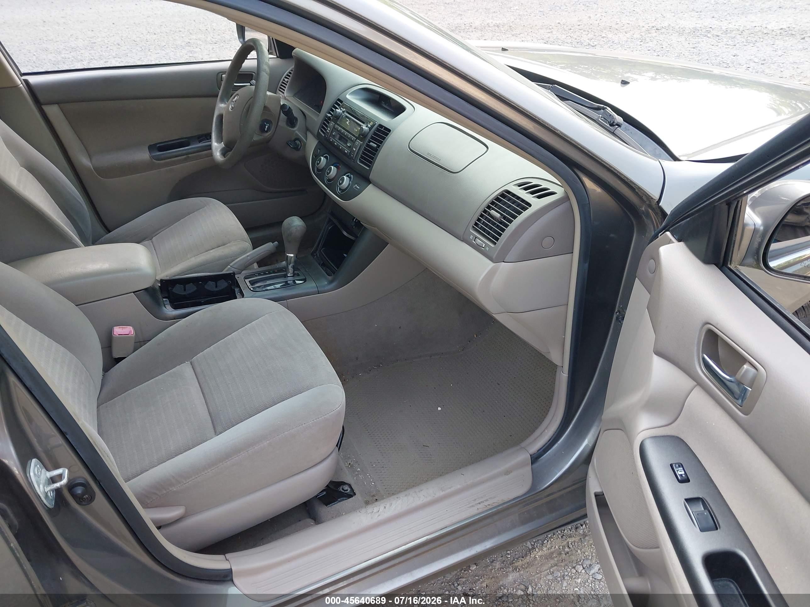 2006 Toyota Camry Le V6 Gray vin: 4T1BF32K06U635840