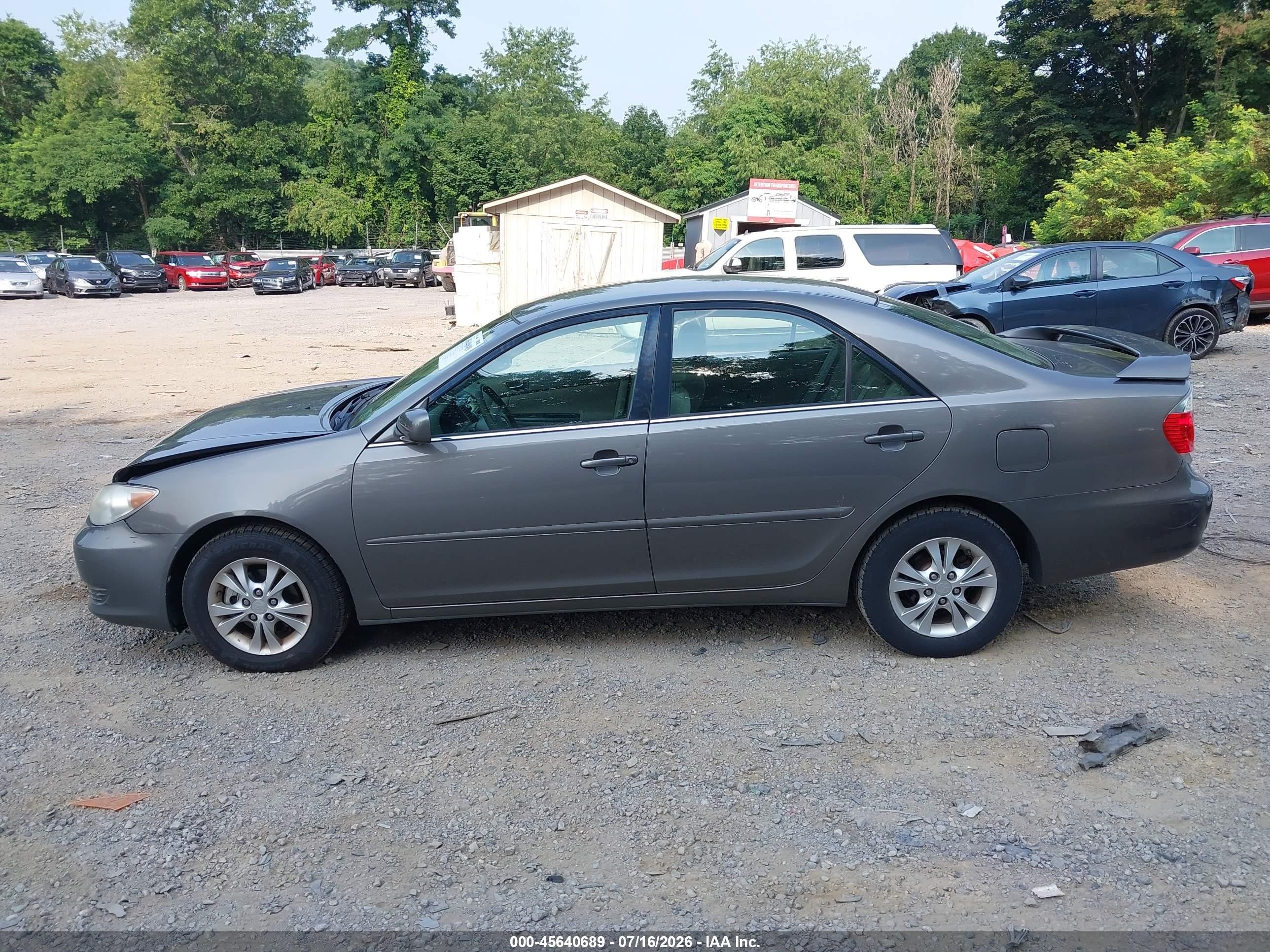 2006 Toyota Camry Le V6 Gray vin: 4T1BF32K06U635840