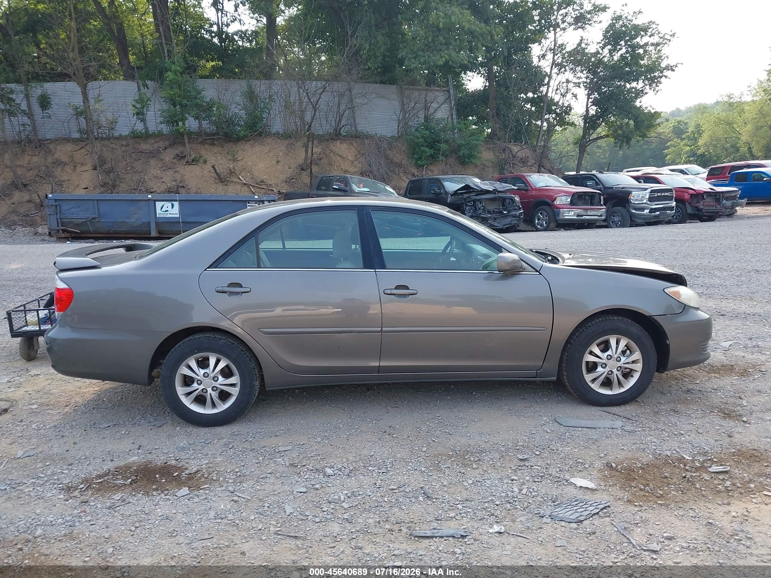 2006 Toyota Camry Le V6 Gray vin: 4T1BF32K06U635840