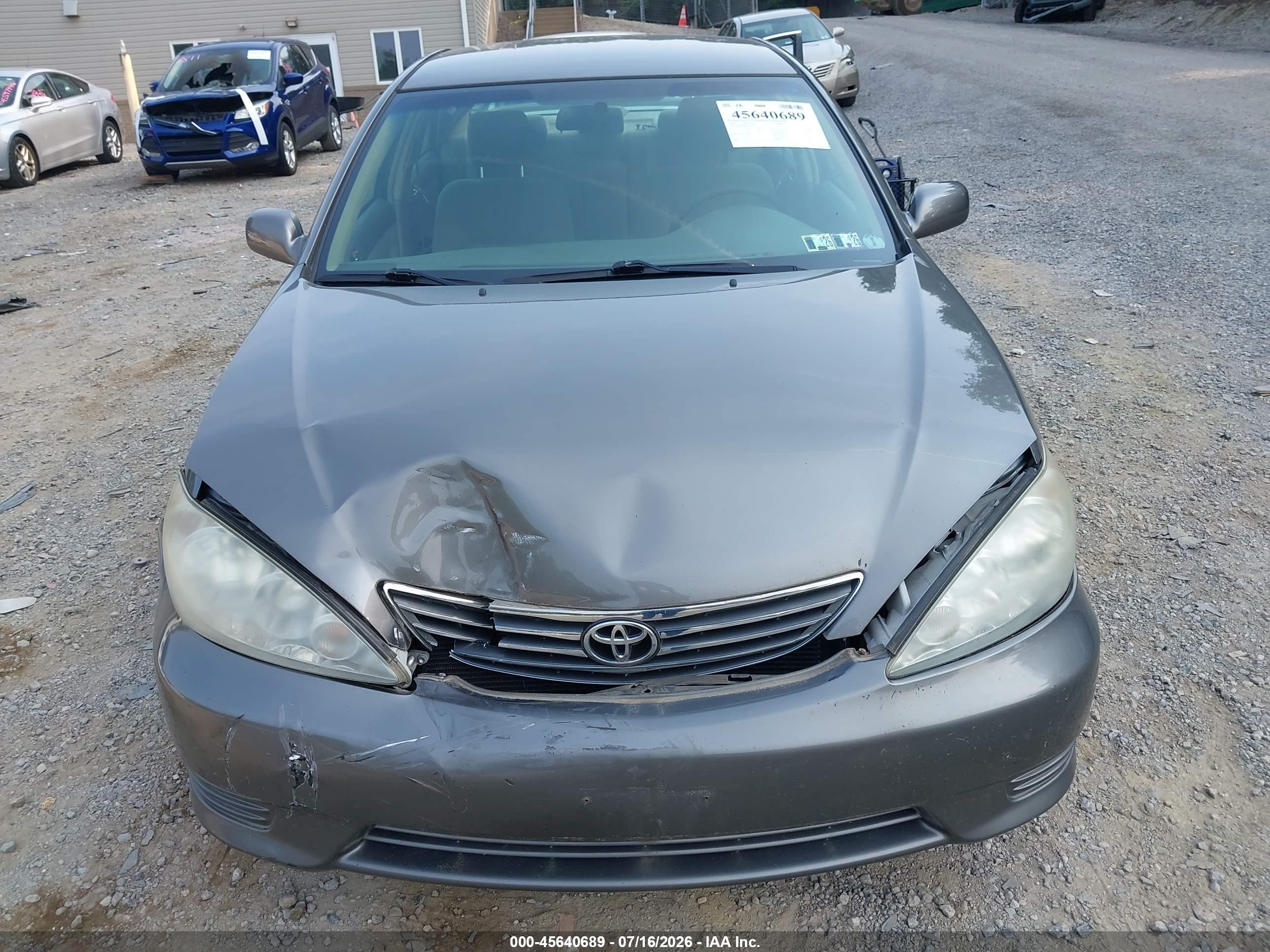 2006 Toyota Camry Le V6 Gray vin: 4T1BF32K06U635840