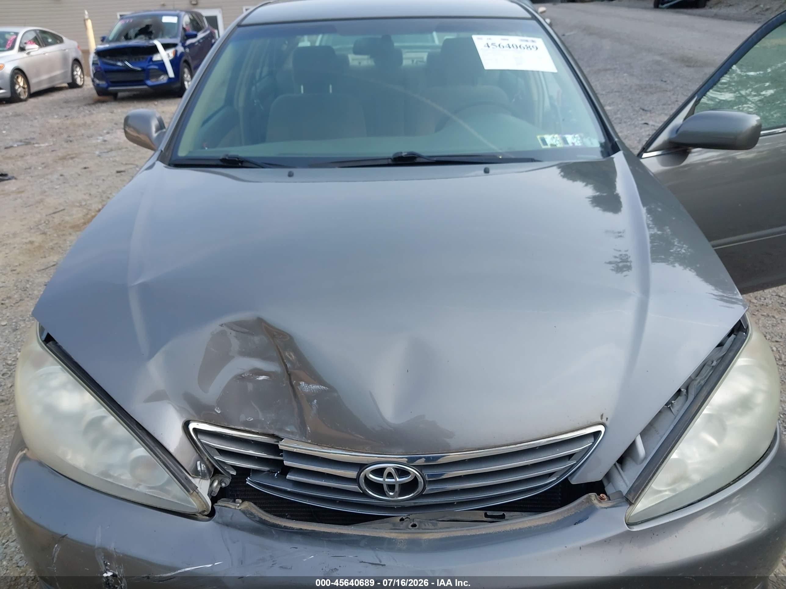 2006 Toyota Camry Le V6 Gray vin: 4T1BF32K06U635840