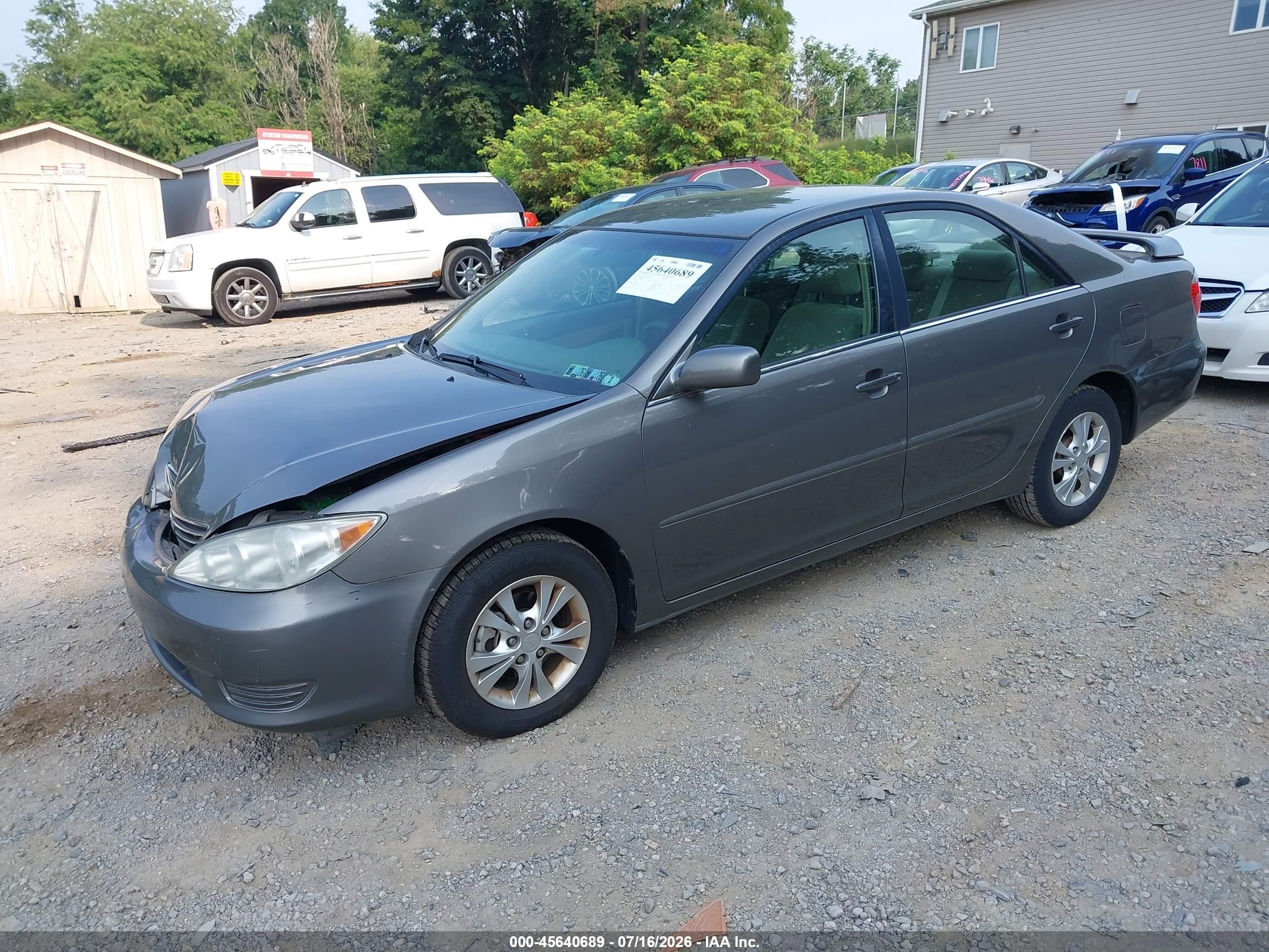 2006 Toyota Camry Le V6 Gray vin: 4T1BF32K06U635840