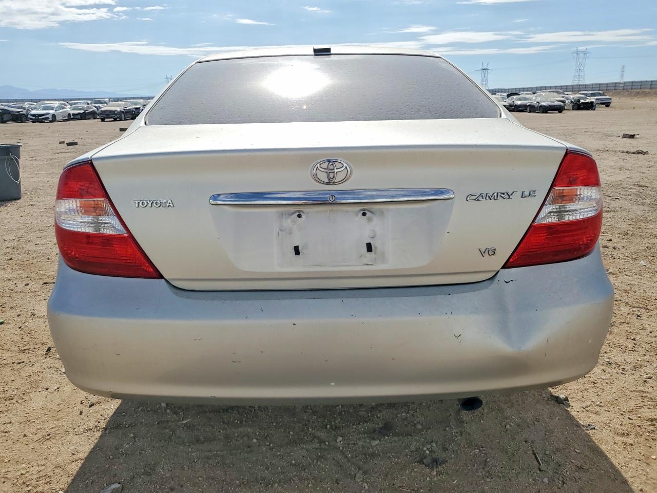 2003 Toyota Camry Le V6 Silver vin: 4T1BF32K13U050972
