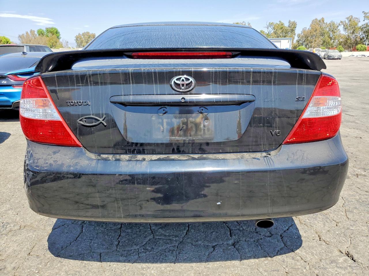 2003 Toyota Camry Se V6 Black vin: 4T1BF32K13U057792