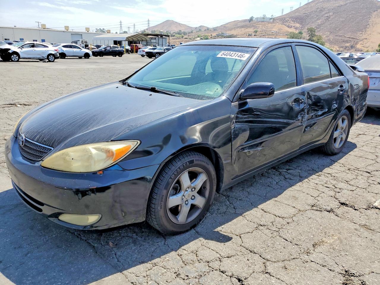 2003 Toyota Camry Se V6 Black vin: 4T1BF32K13U057792
