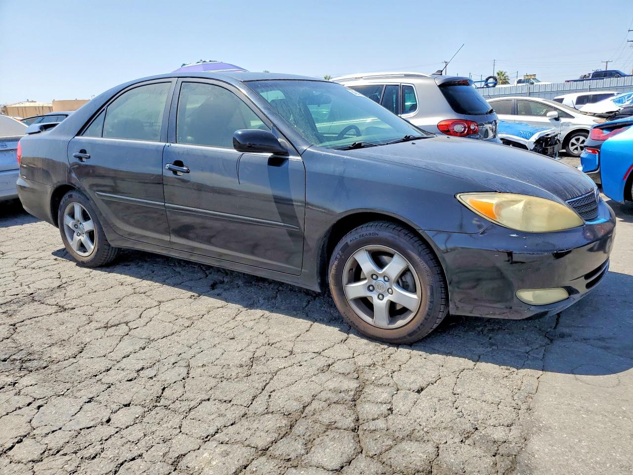2003 Toyota Camry Se V6 Black vin: 4T1BF32K13U057792