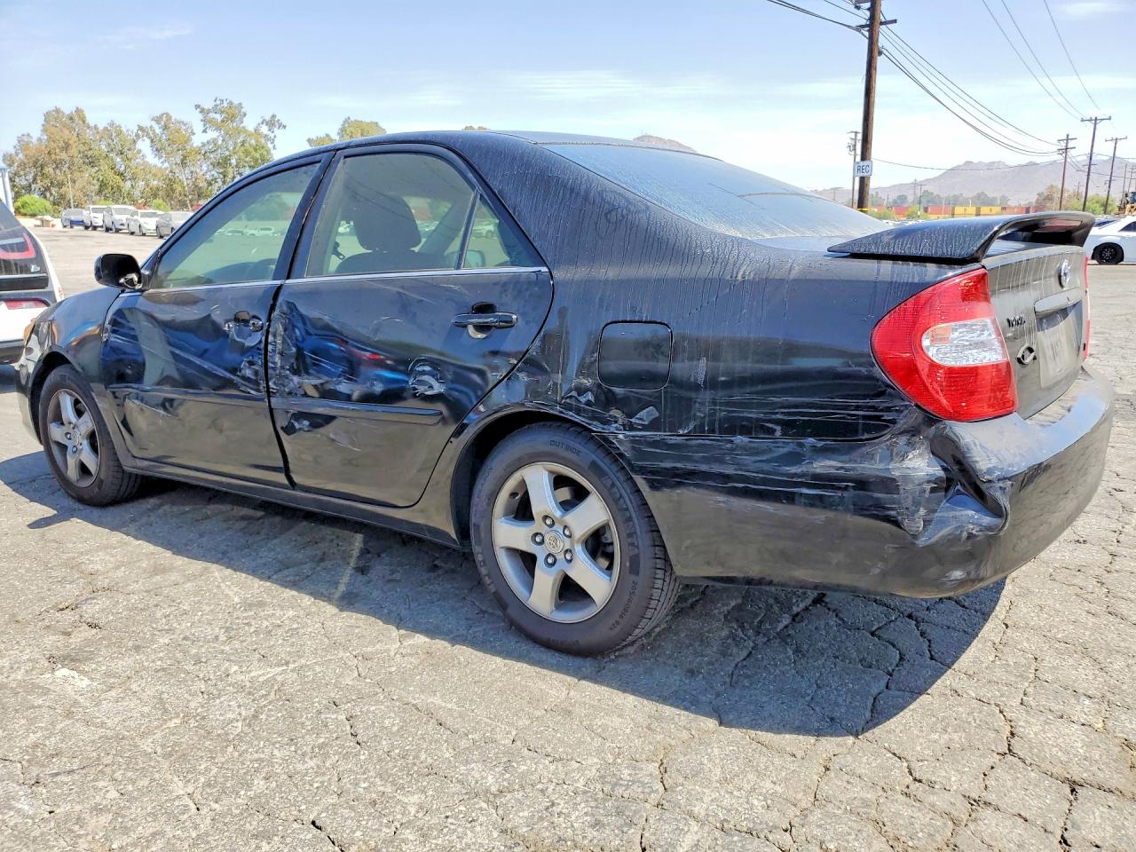 2003 Toyota Camry Se V6 Black vin: 4T1BF32K13U057792