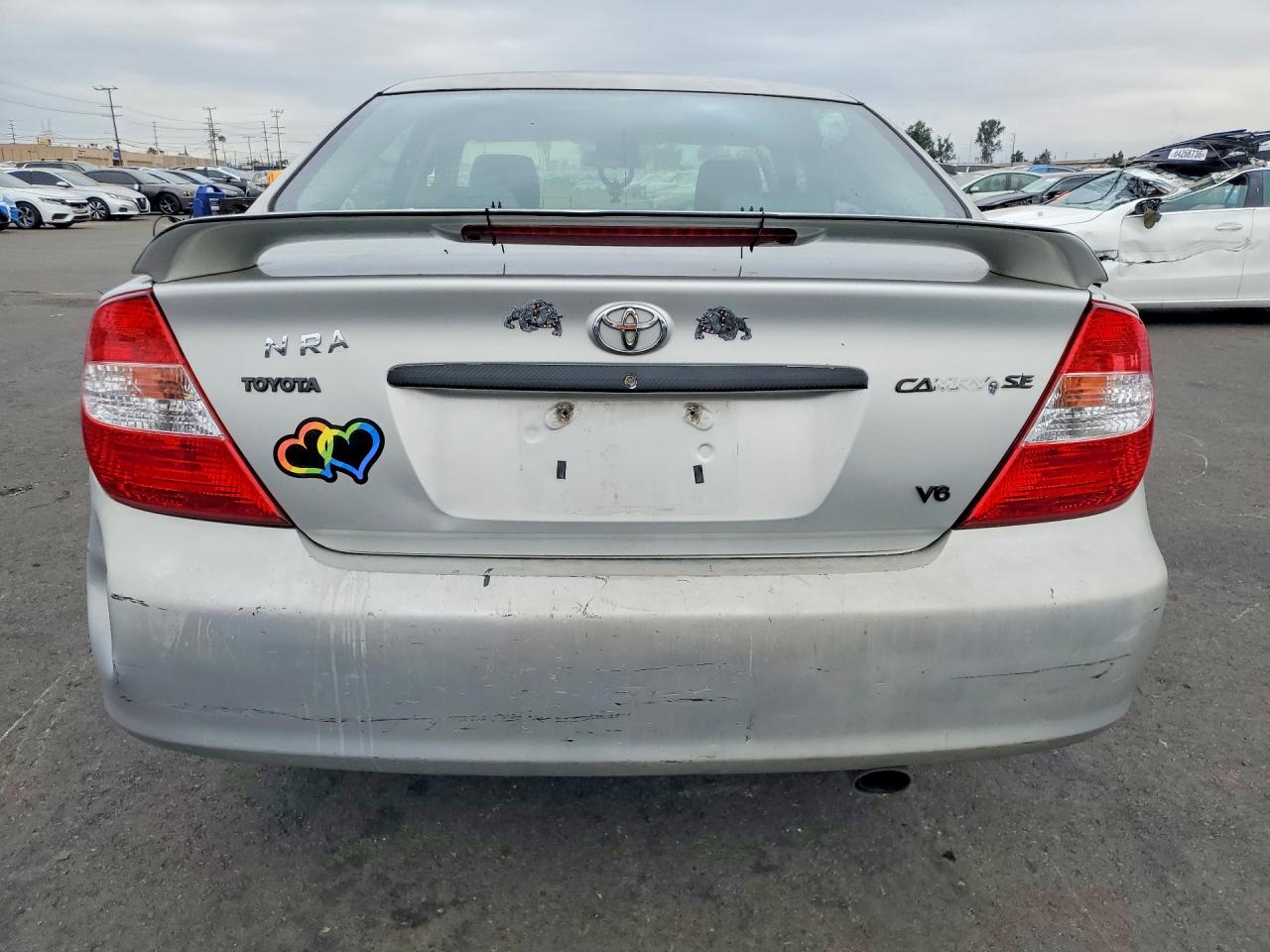 2003 Toyota Camry Se V6 Silver vin: 4T1BF32K13U550002