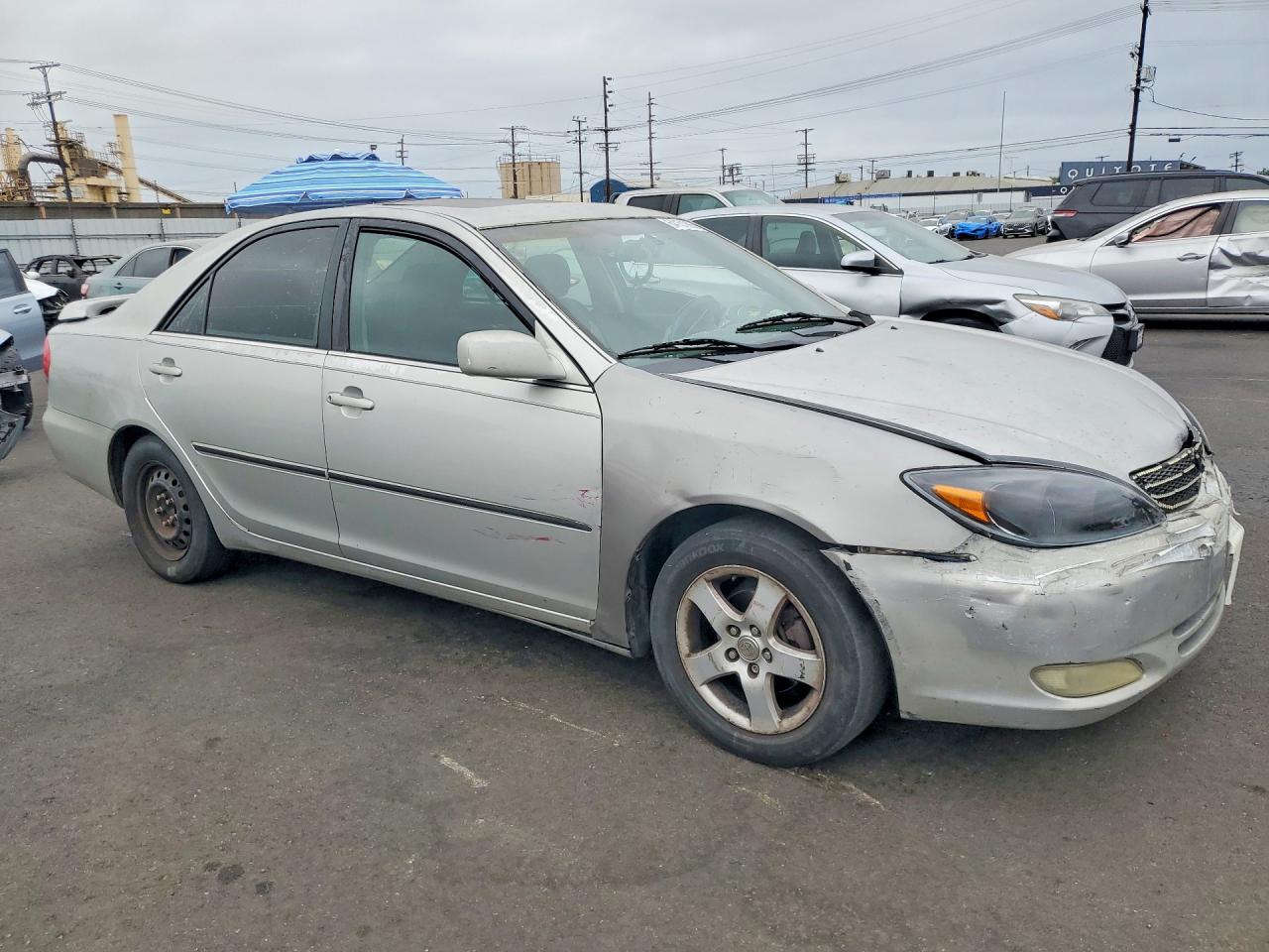 2003 Toyota Camry Se V6 Silver vin: 4T1BF32K13U550002