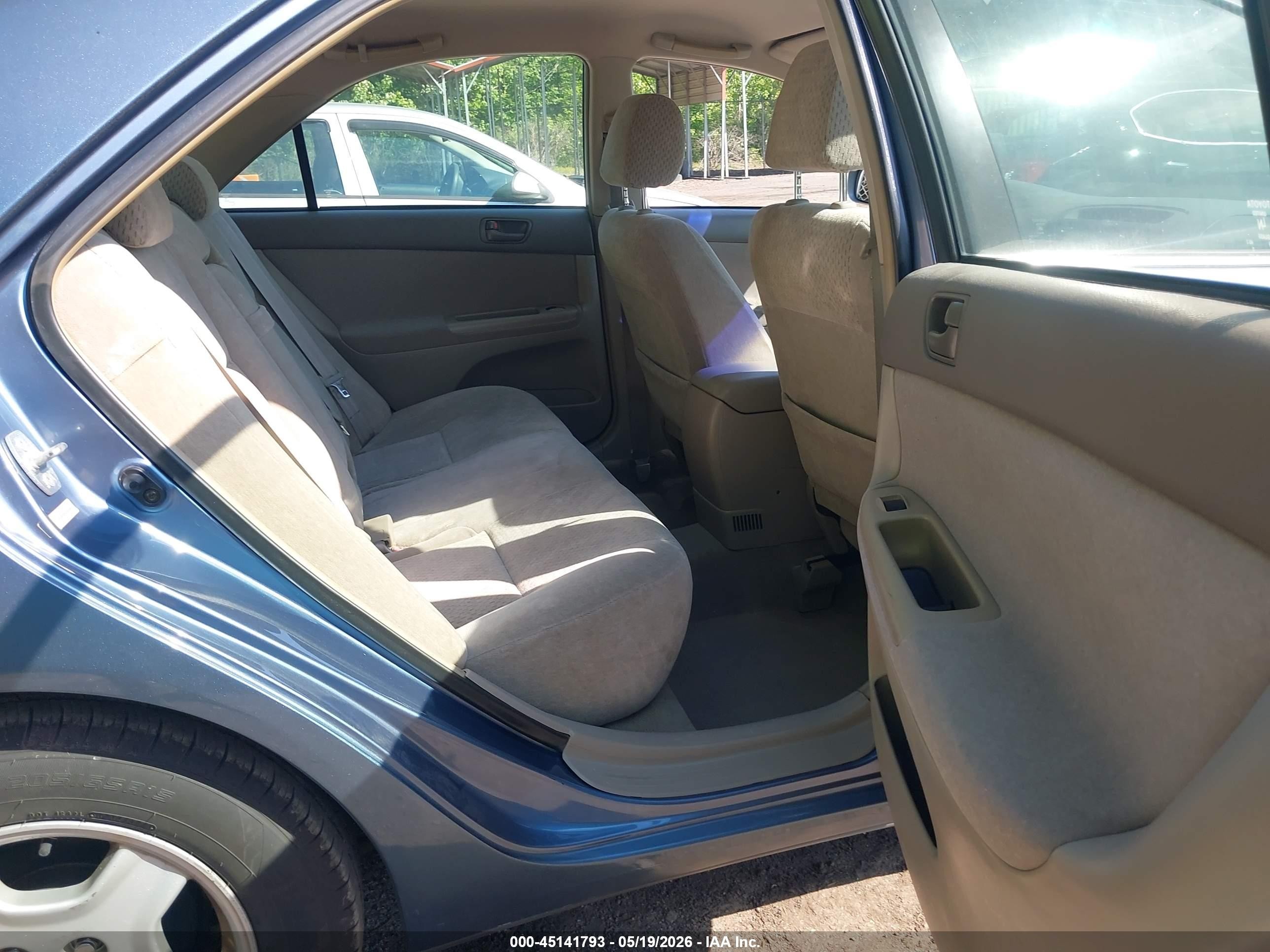 2003 Toyota Camry Le V6 Синий vin: 4T1BF32K13U550873