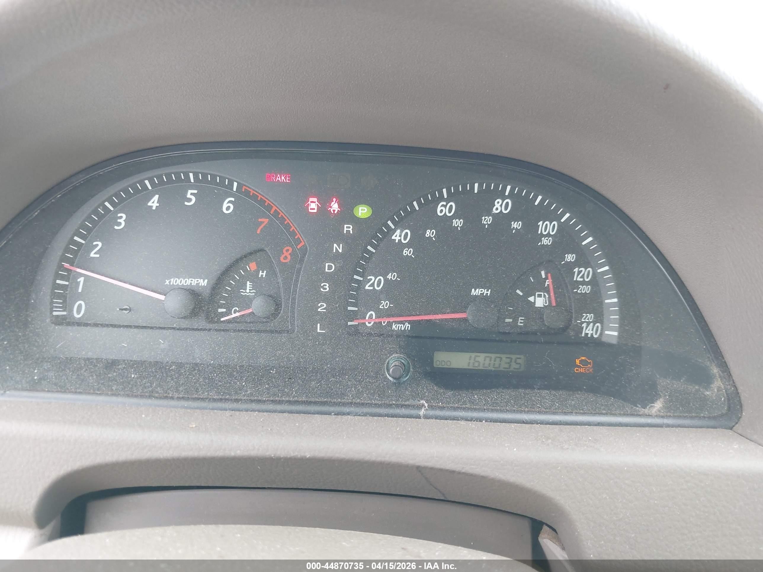 2003 Toyota Camry Le V6 Green vin: 4T1BF32K13U566202