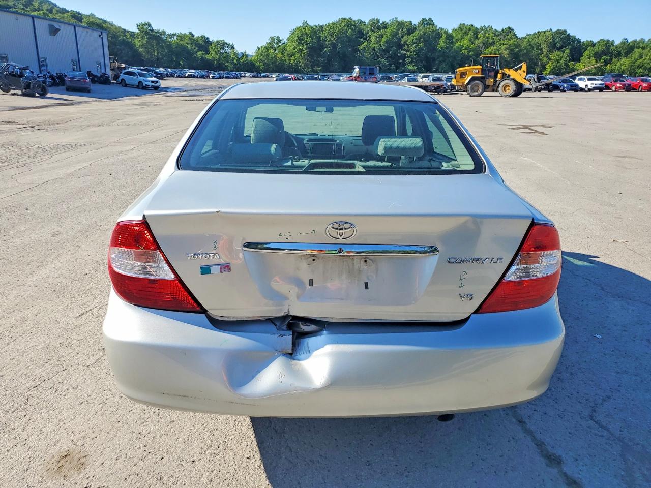 2003 Toyota Camry Le V6 Silver vin: 4T1BF32K13U566359