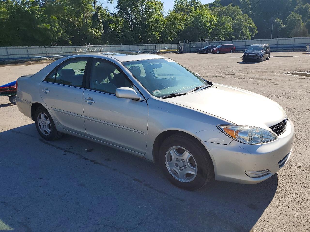 2003 Toyota Camry Le V6 Silver vin: 4T1BF32K13U566359