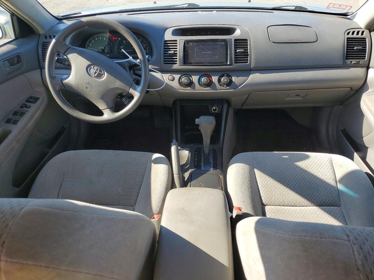 2003 Toyota Camry Le V6 Silver vin: 4T1BF32K13U566359