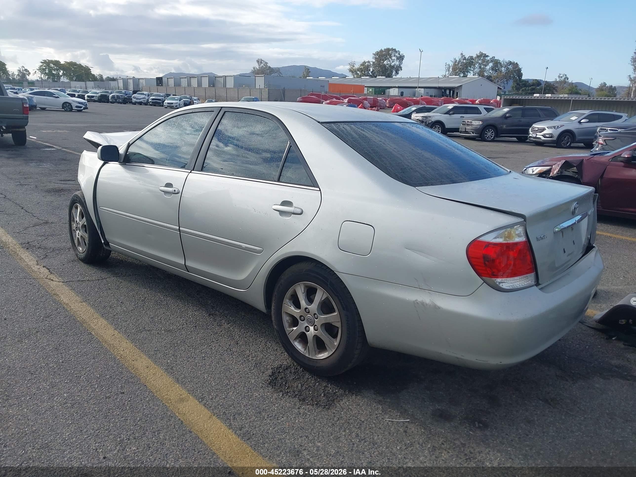 2005 Toyota Camry Xle V6 Silver vin: 4T1BF32K15U592365